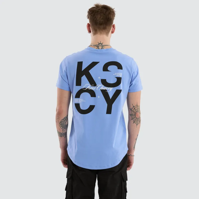 Future Dual Curved Tee Vista Blue sold by Neverland