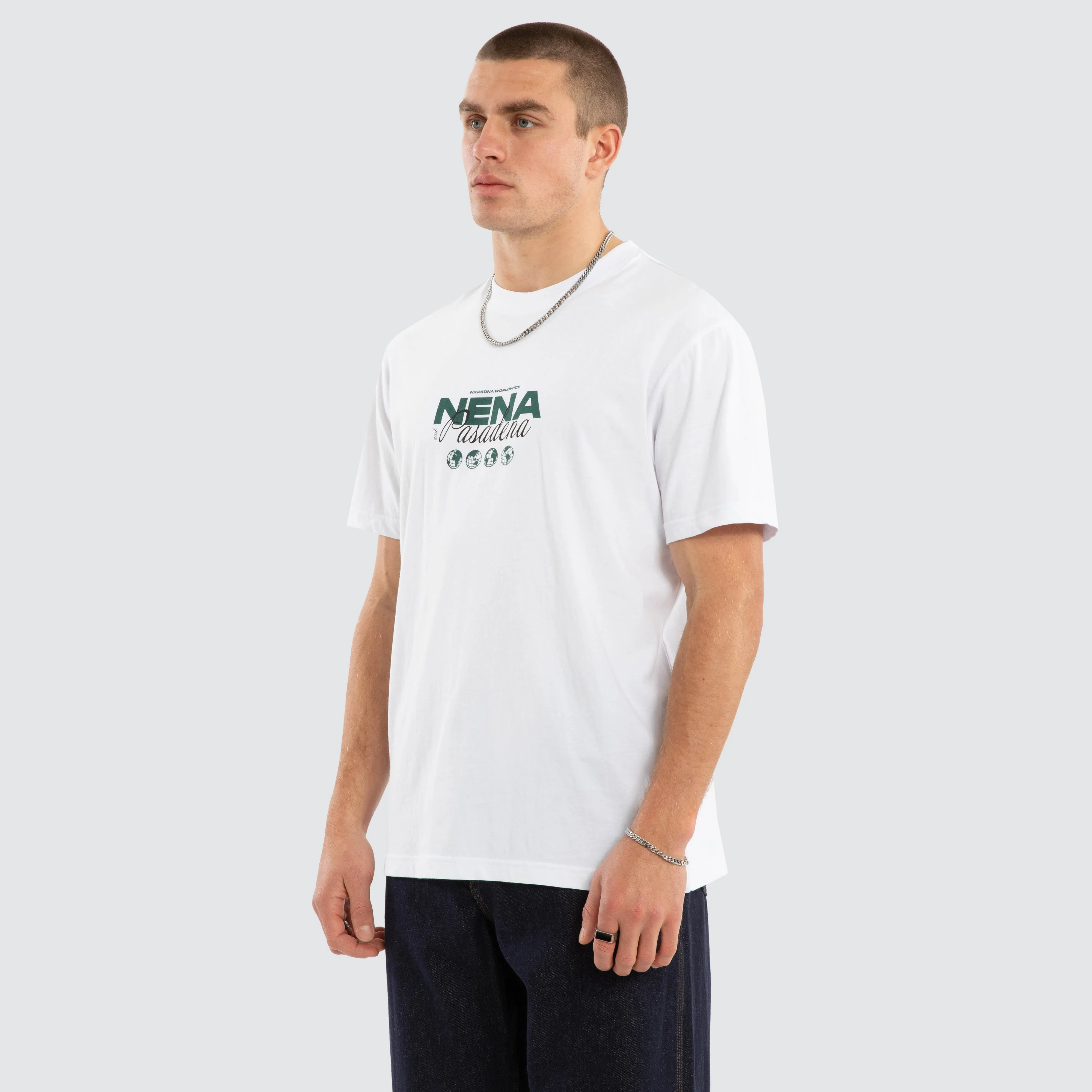Weekend Relaxed Tee Optical White sold by Neverland product image thumbnail 5