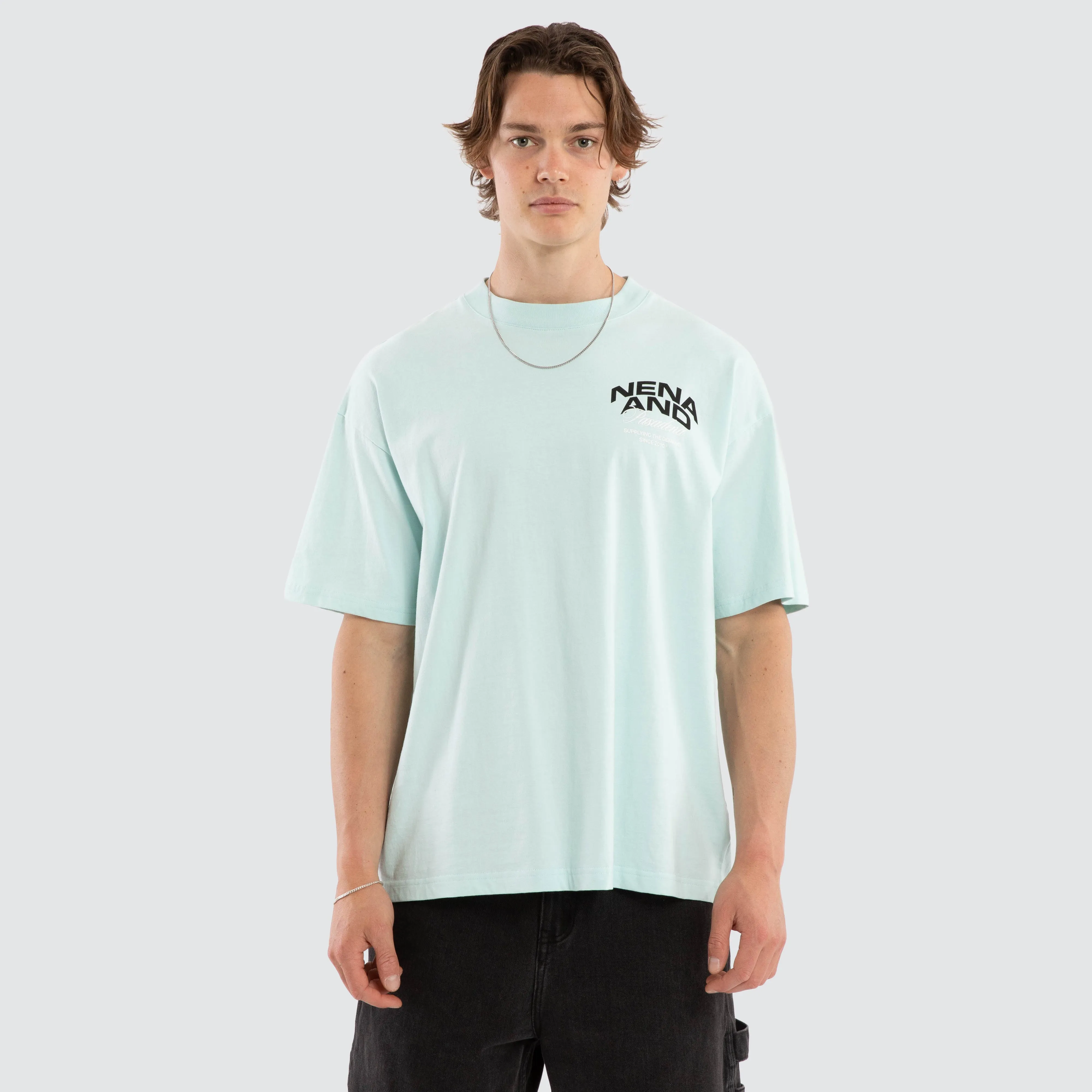 Loyal Raptor Tee Pastel Blue sold by Neverland product image thumbnail 4