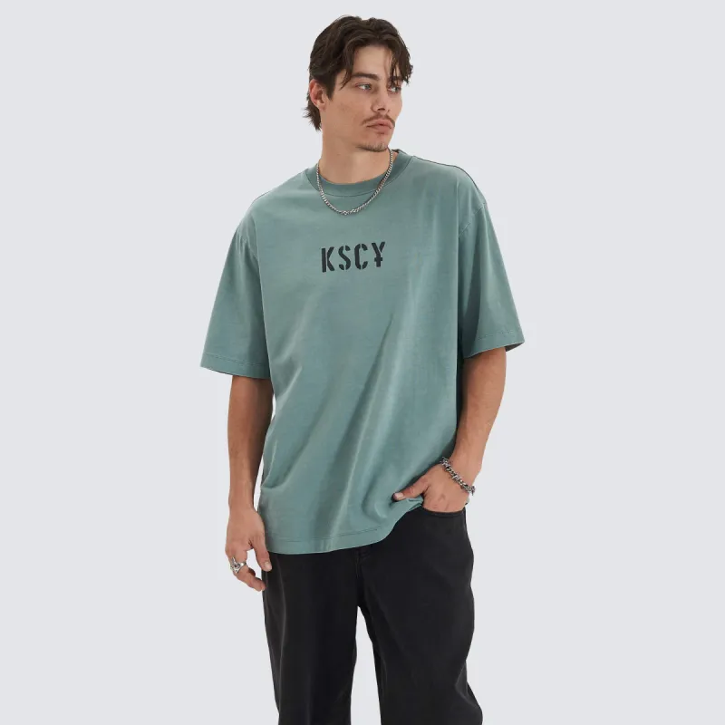 Schism Heavy Oversized Tee Pigment Trellis sold by Neverland