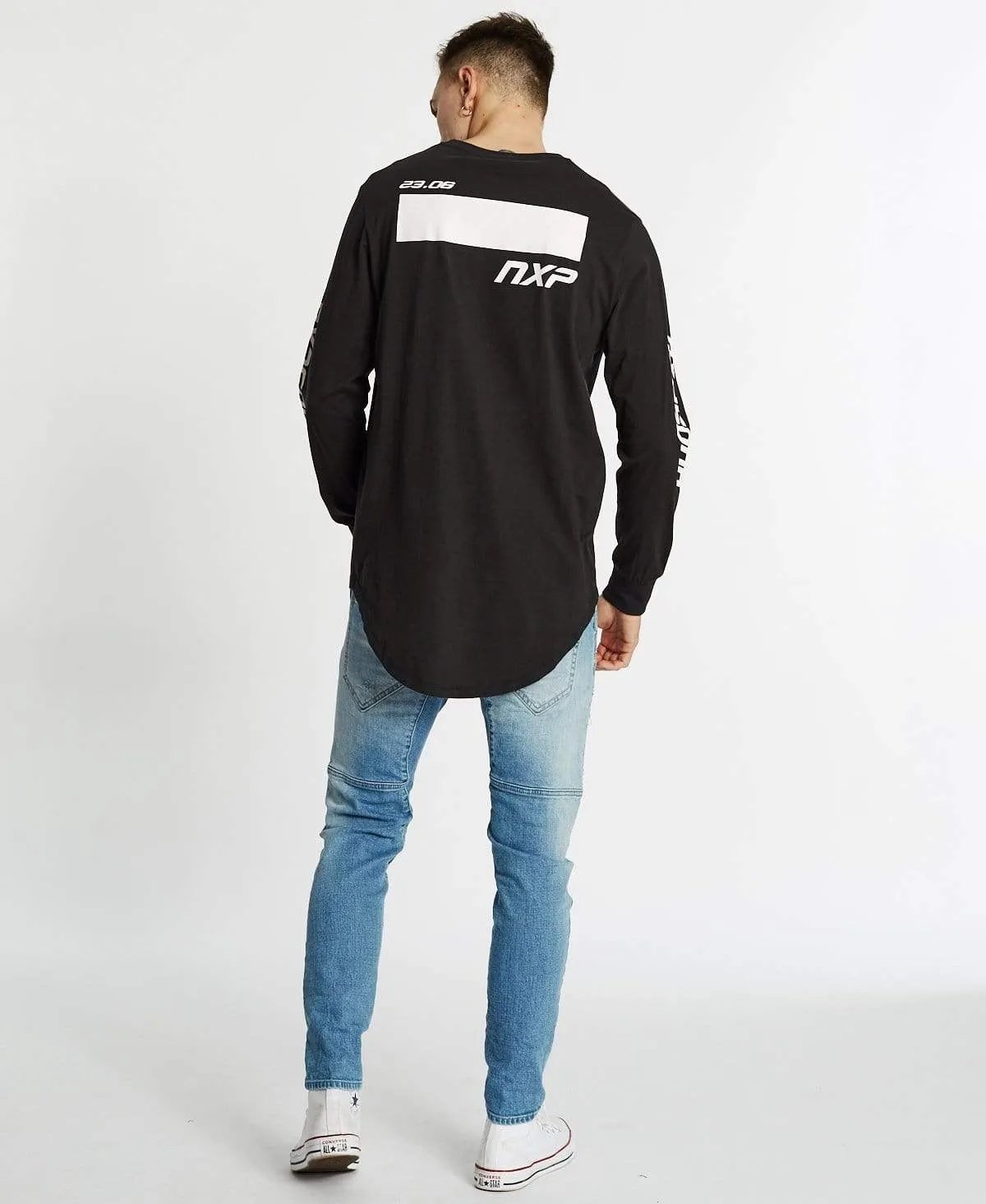 Elements Cape Back Long Sleeve T-Shirt Jet Black sold by Neverland product image thumbnail 3