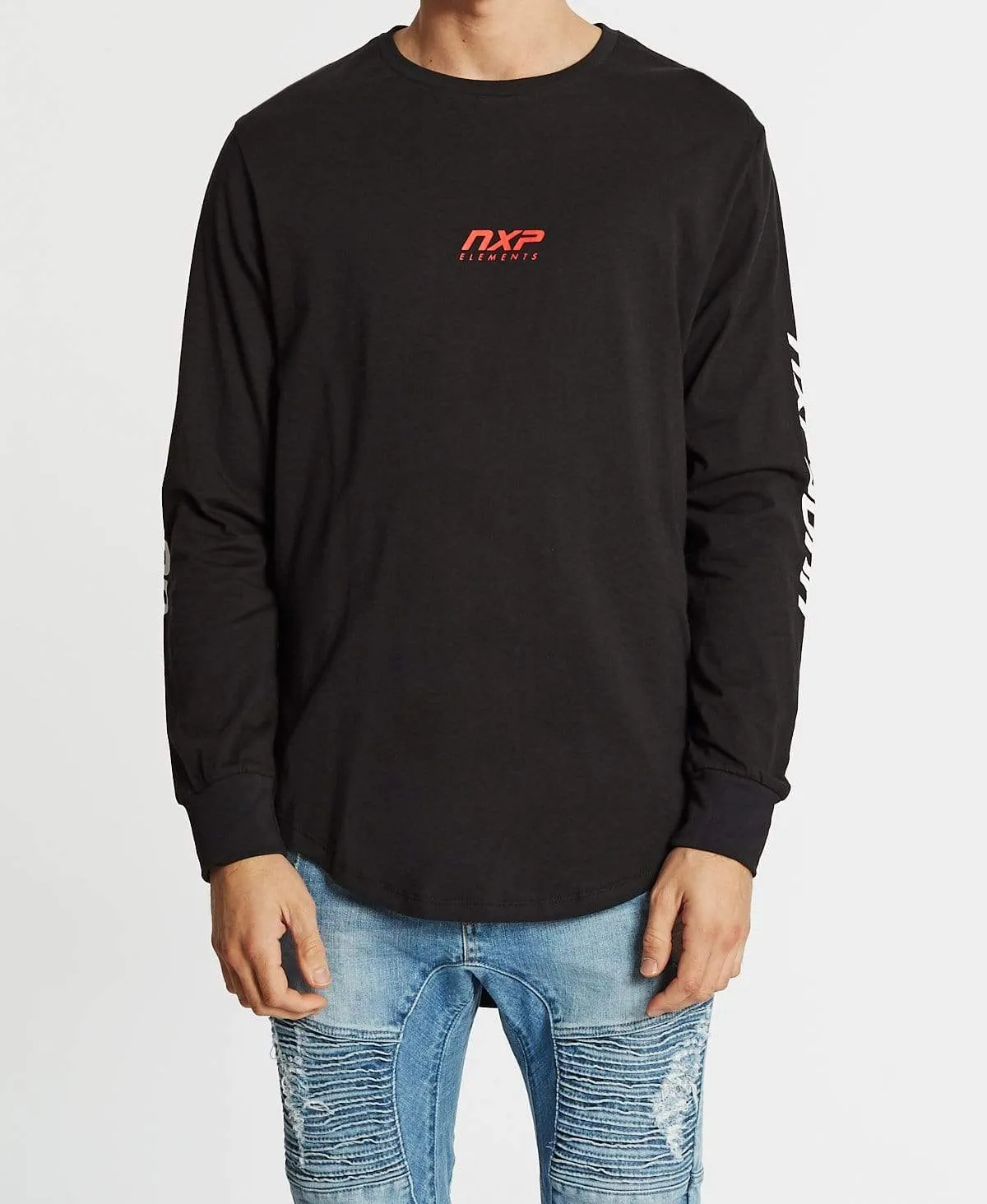 Elements Cape Back Long Sleeve T-Shirt Jet Black sold by Neverland product image thumbnail 2