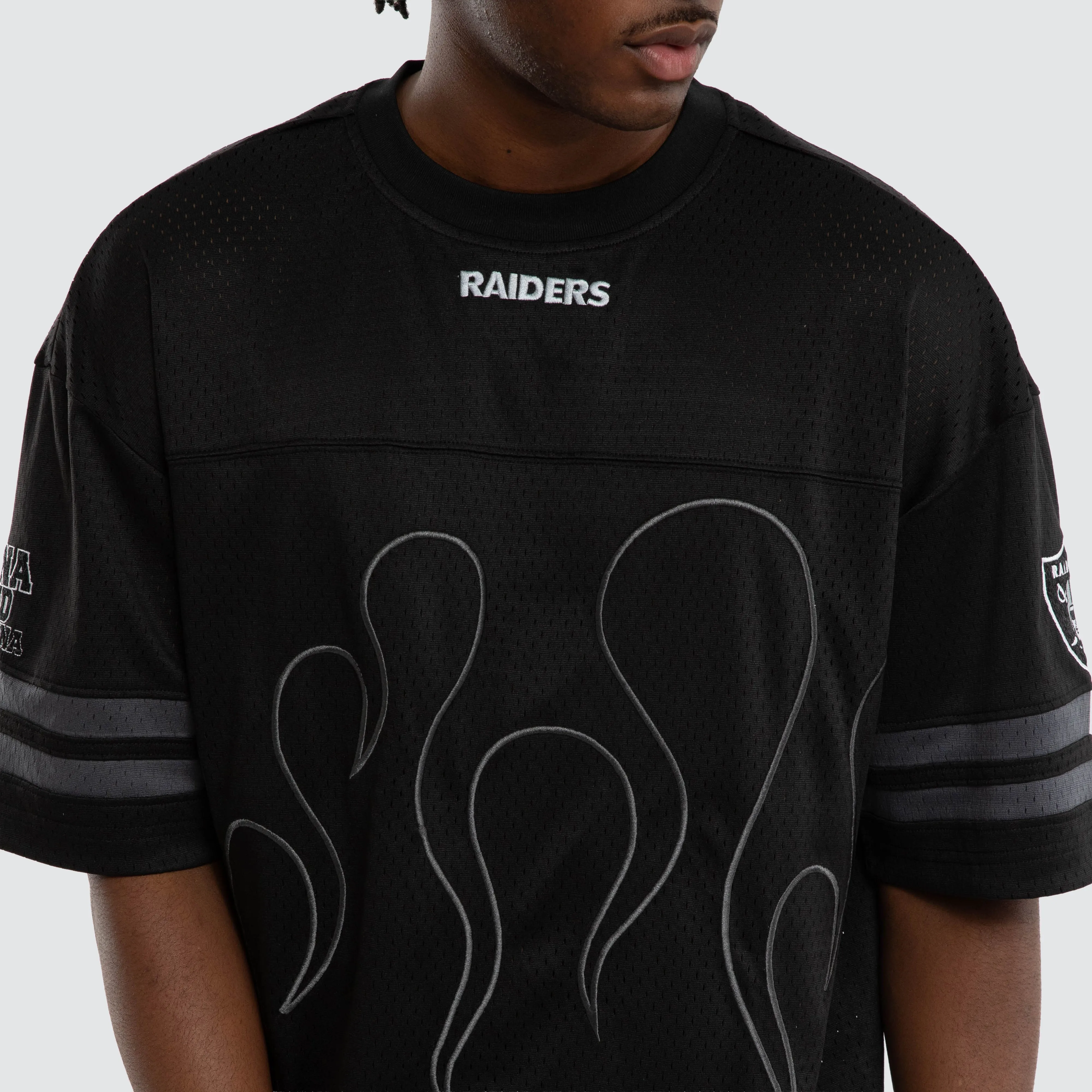 Las Vegas Raiders NFL Dark Flame Tee Black/Black sold by Neverland product image thumbnail 5