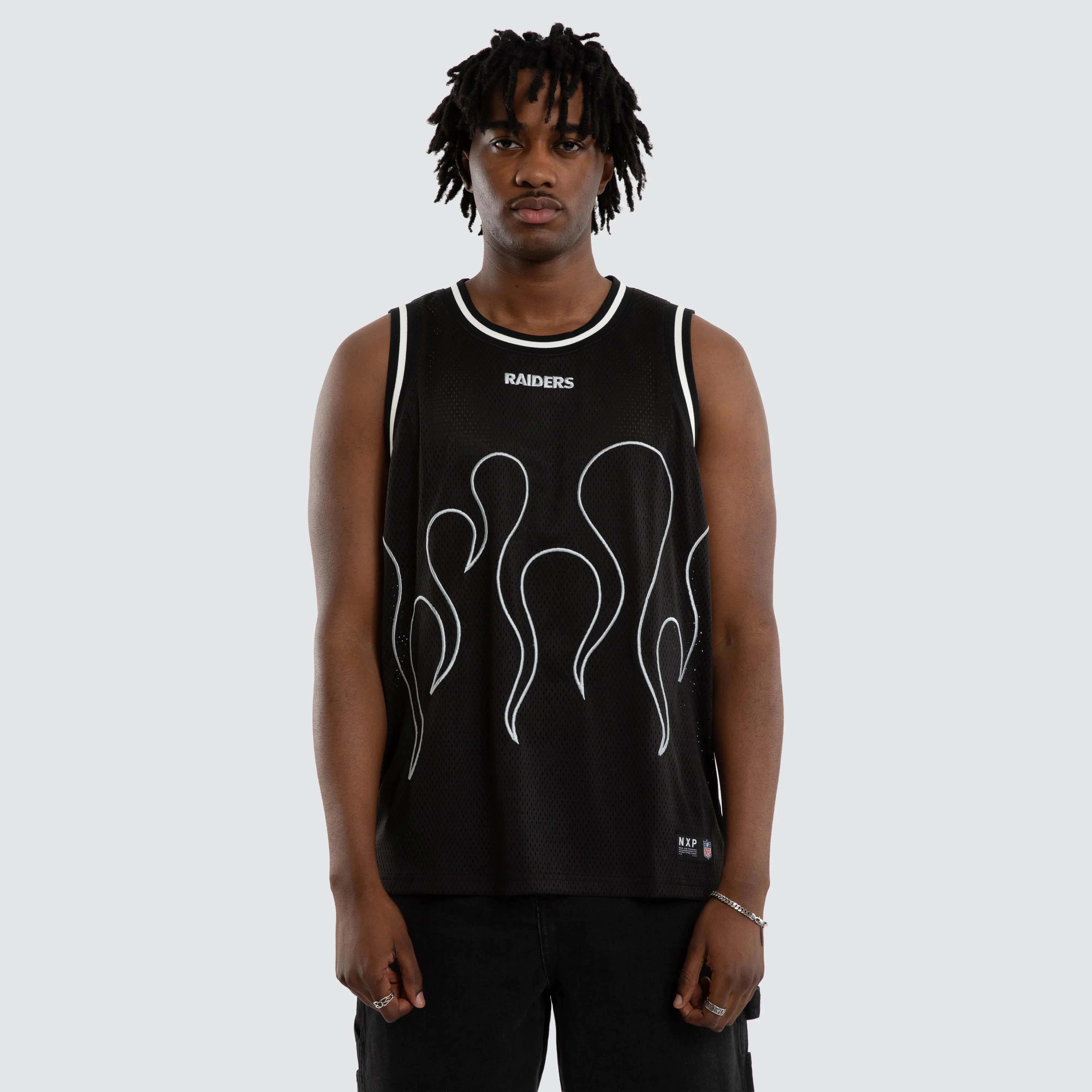 Las Vegas Raiders NFL Basketball Jersey Jet Black sold by Neverland product image thumbnail 4
