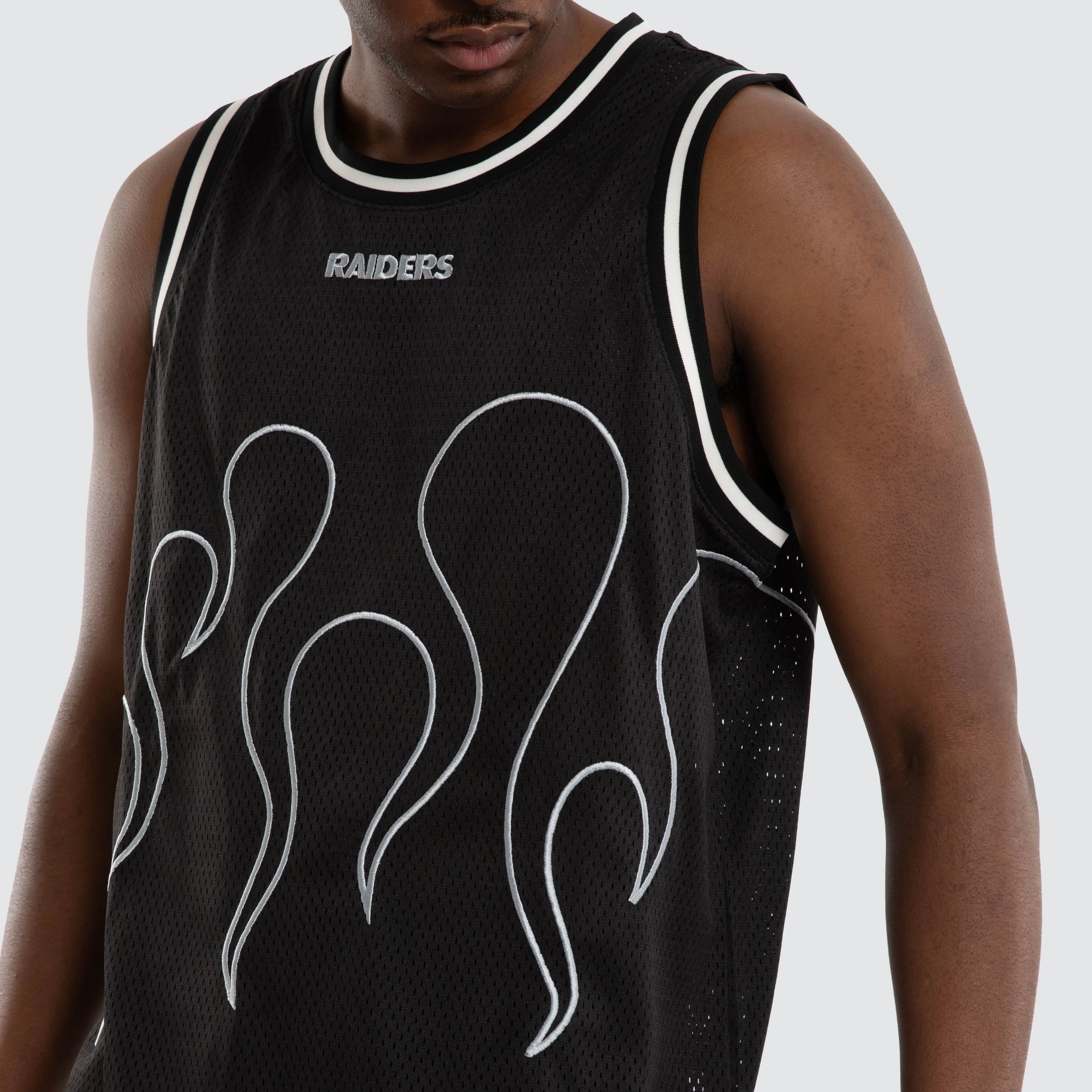 Las Vegas Raiders NFL Basketball Jersey Jet Black sold by Neverland product image thumbnail 5