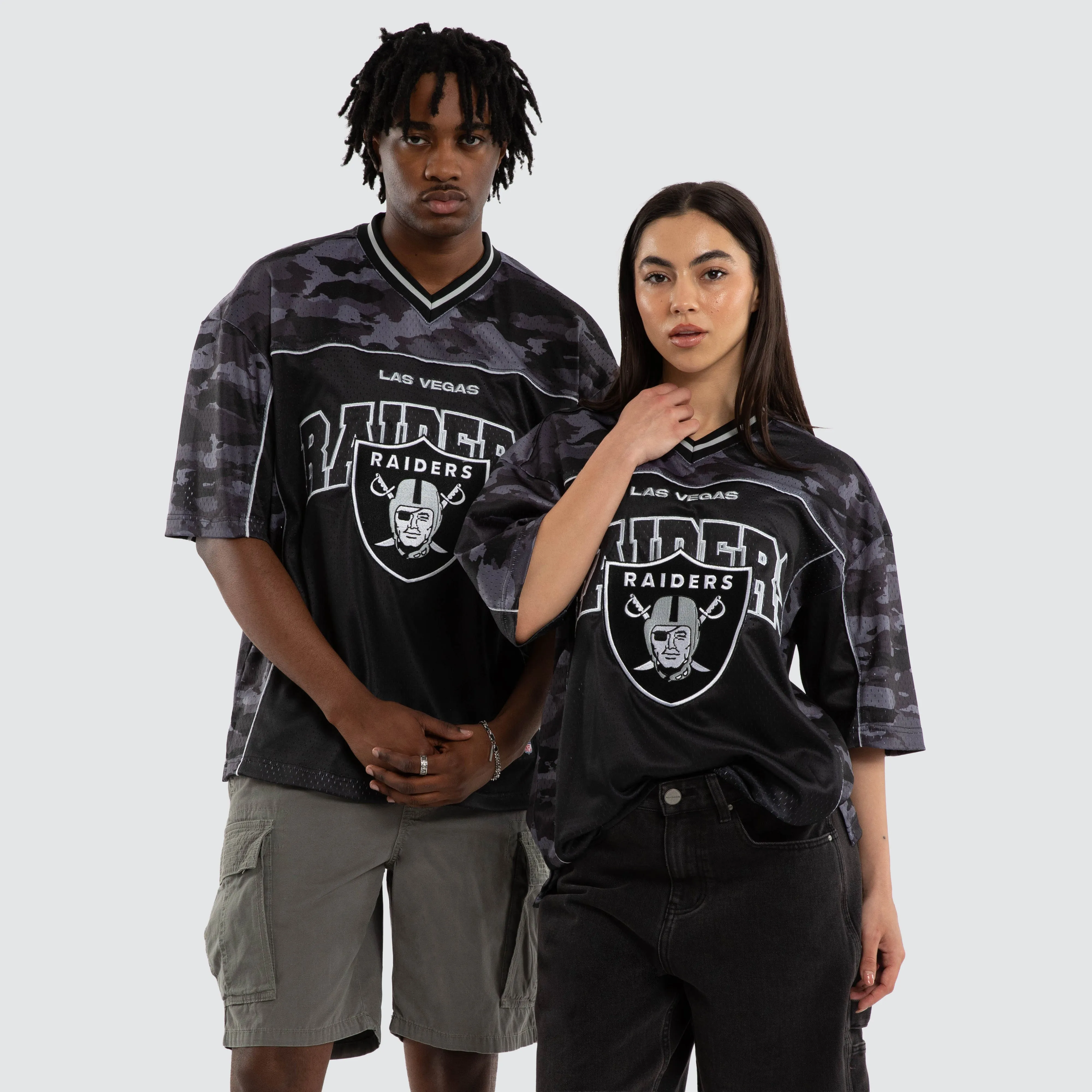 Las Vegas Raiders NFL Field Tee Black Camo sold by Neverland