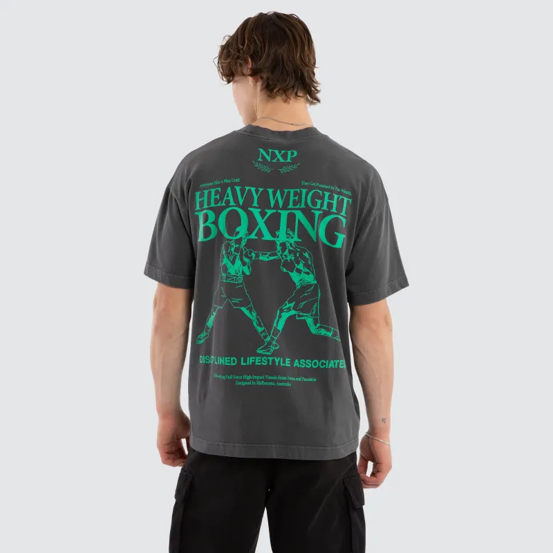 Stadium Raptor Tee Pigment Asphalt sold by Neverland