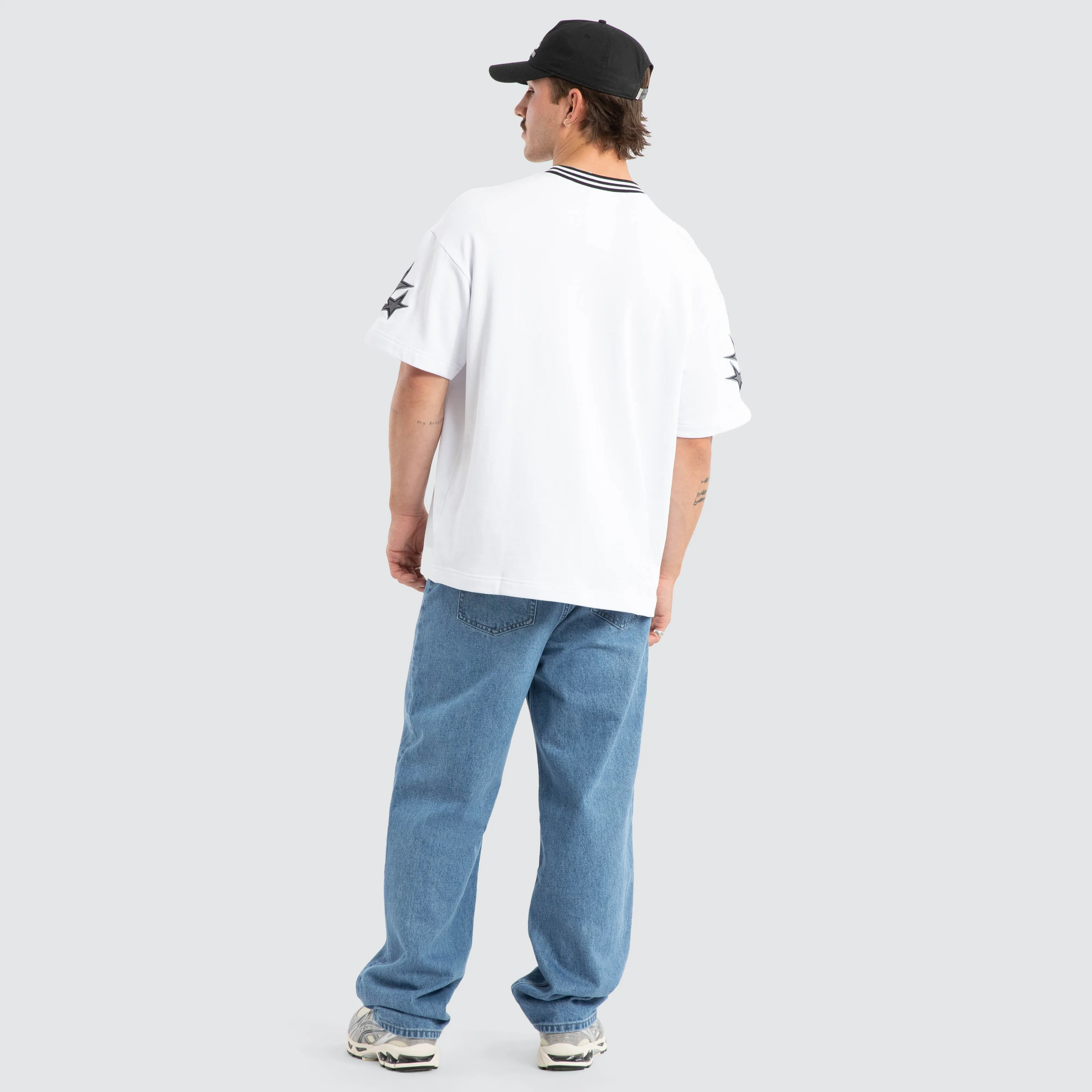 Glitches Loopback Raptor Tee Jet Black sold by Neverland product image thumbnail 2