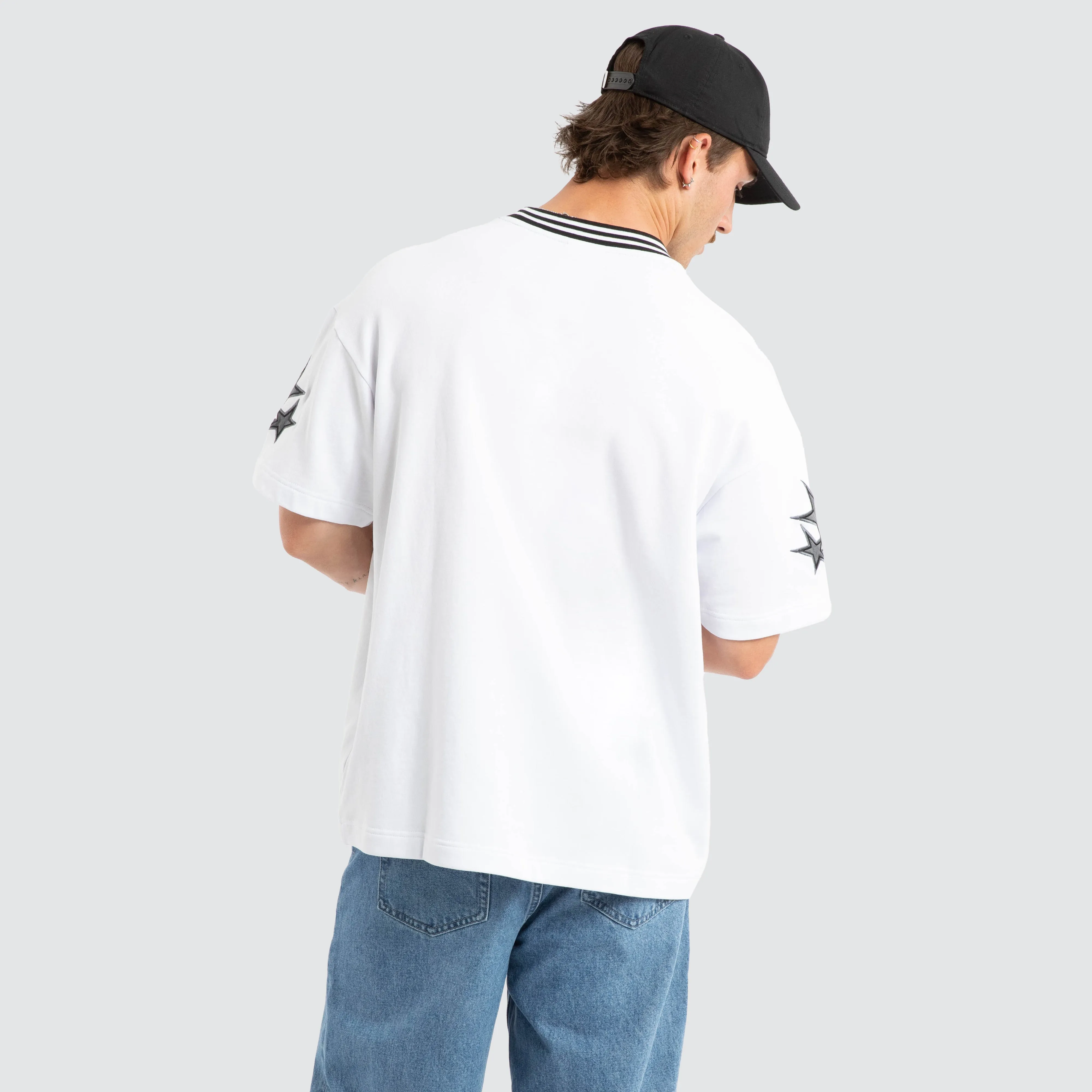 Glitches Loopback Raptor Tee Jet Black sold by Neverland product image thumbnail 5