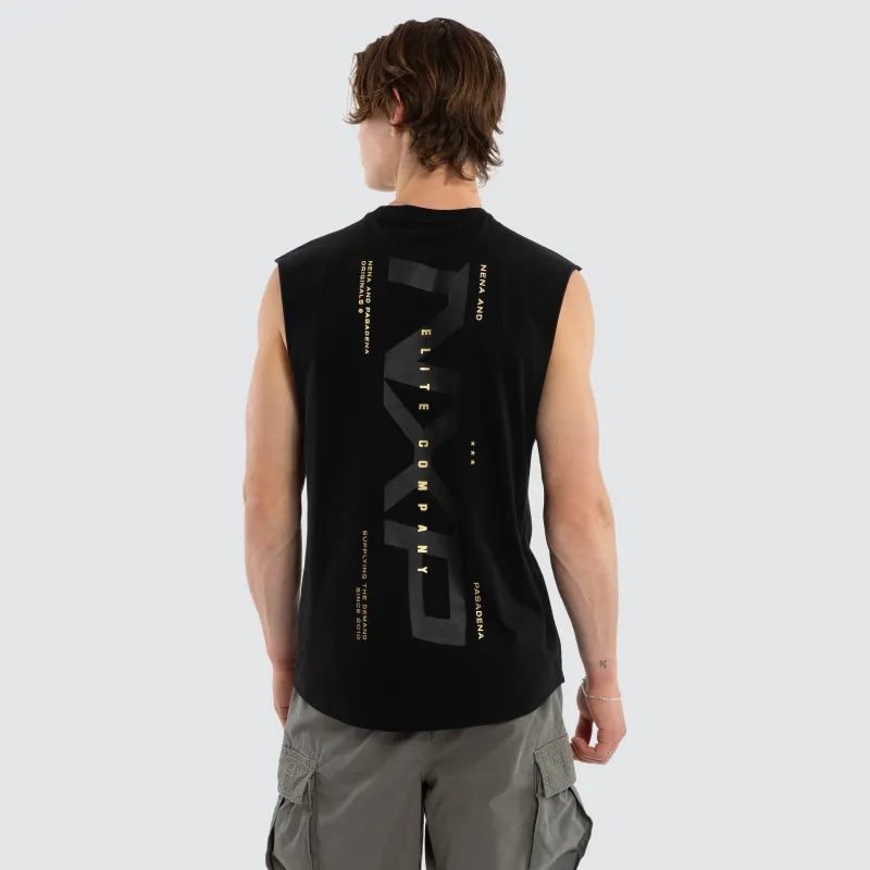 Deliberate Dual Curved Muscle Jet Black sold by Neverland