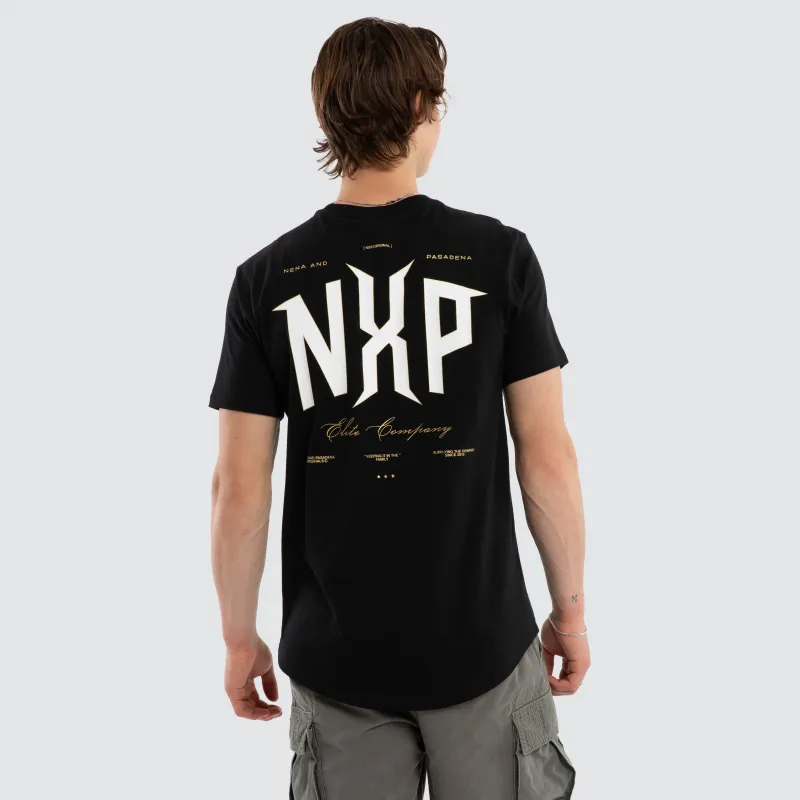 Dominate Dual Curved Tee Jet Black sold by Neverland