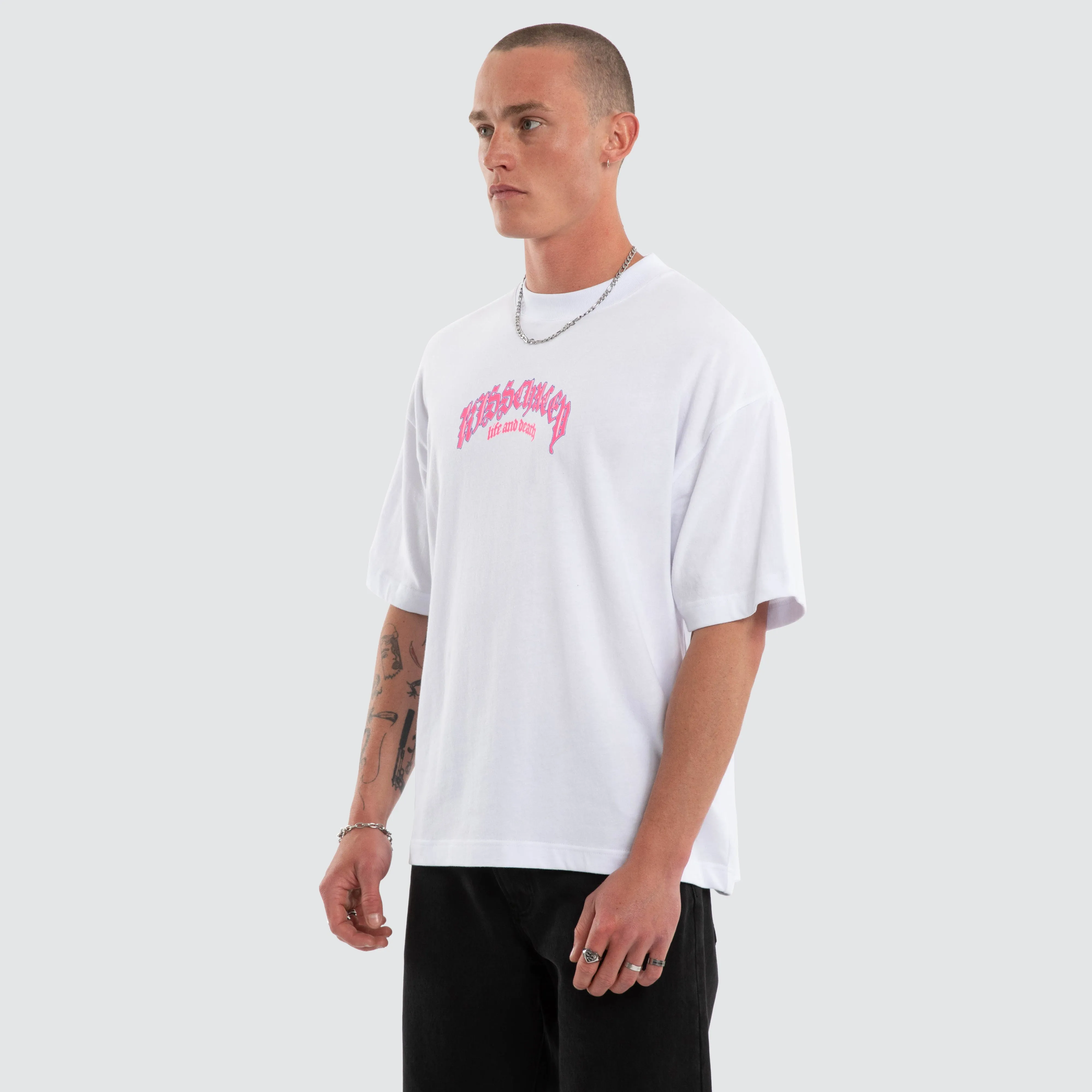 Shield Street Tee White sold by Neverland product image thumbnail 3