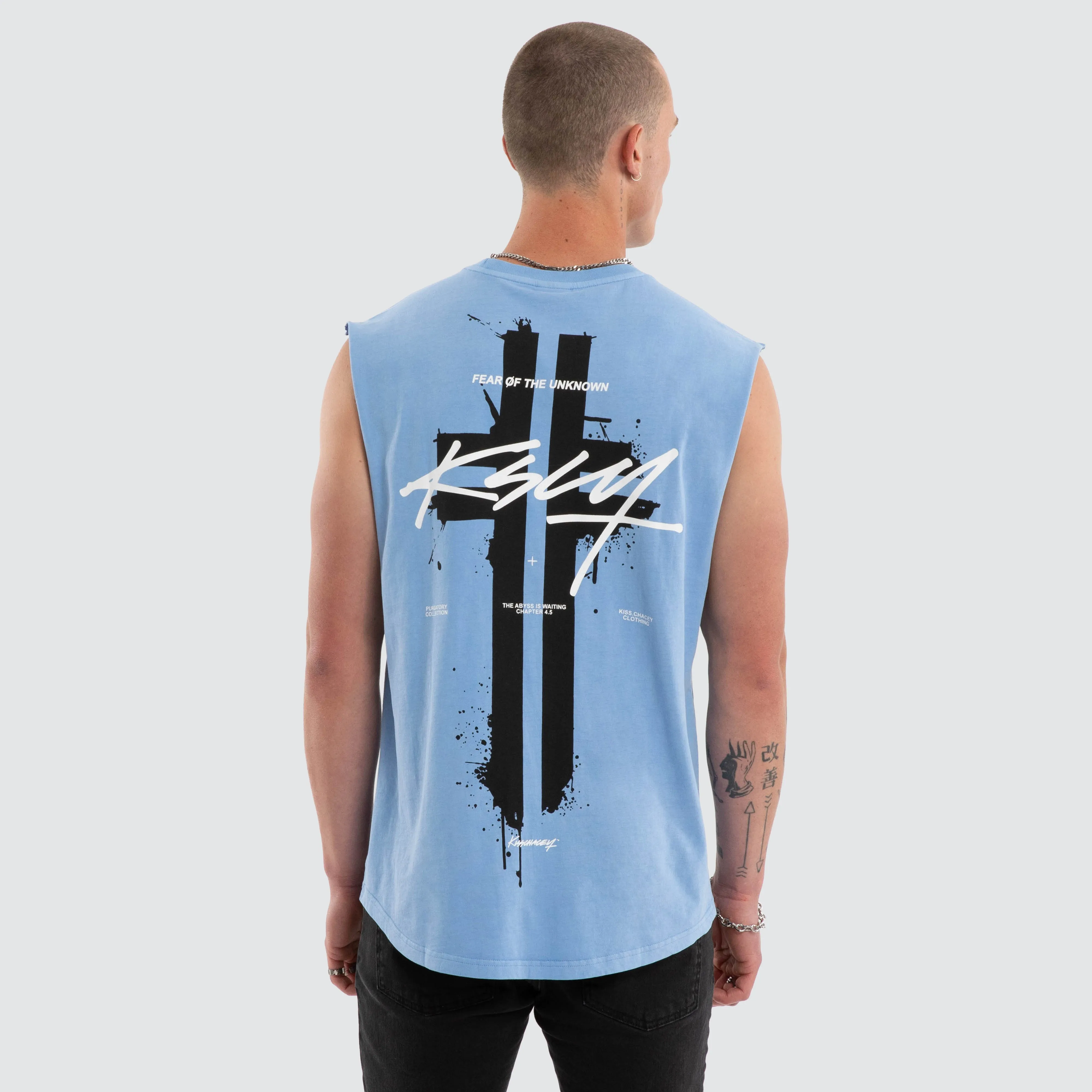 Letdown Dual Curved Muscle Pigment Vista Blue sold by Neverland