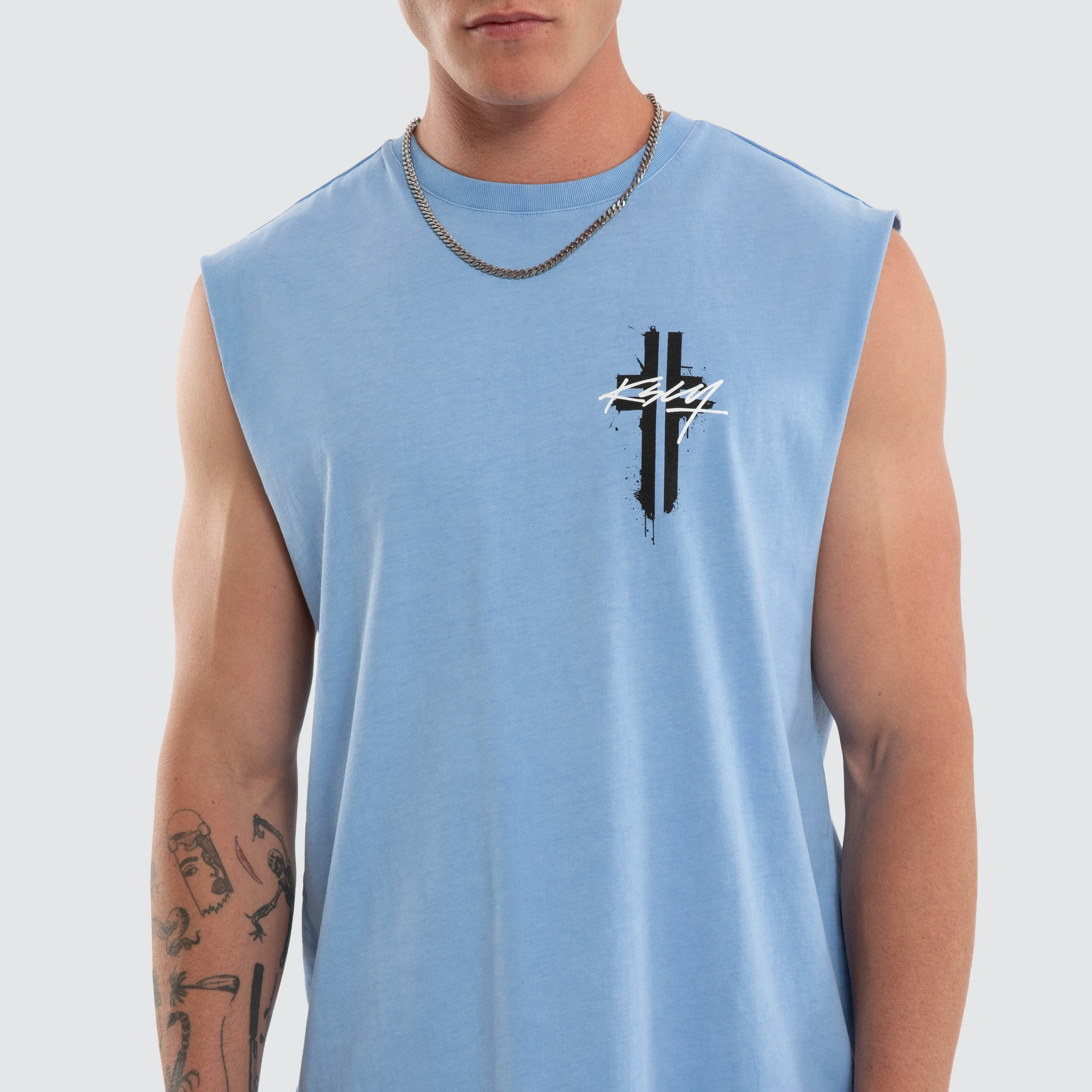 Letdown Dual Curved Muscle Pigment Vista Blue sold by Neverland product image thumbnail 4