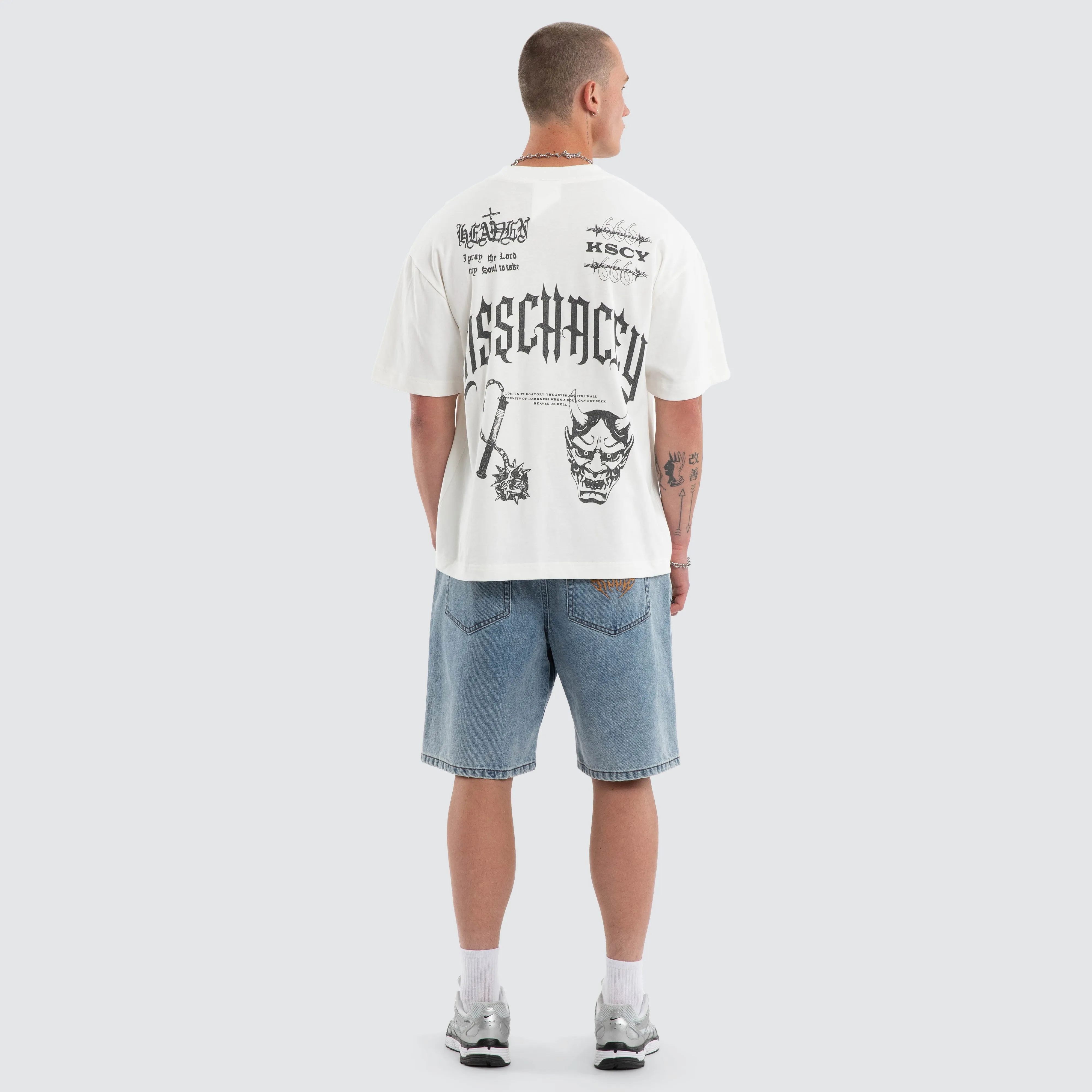 Abyss Street Tee Natural White sold by Neverland product image thumbnail 5