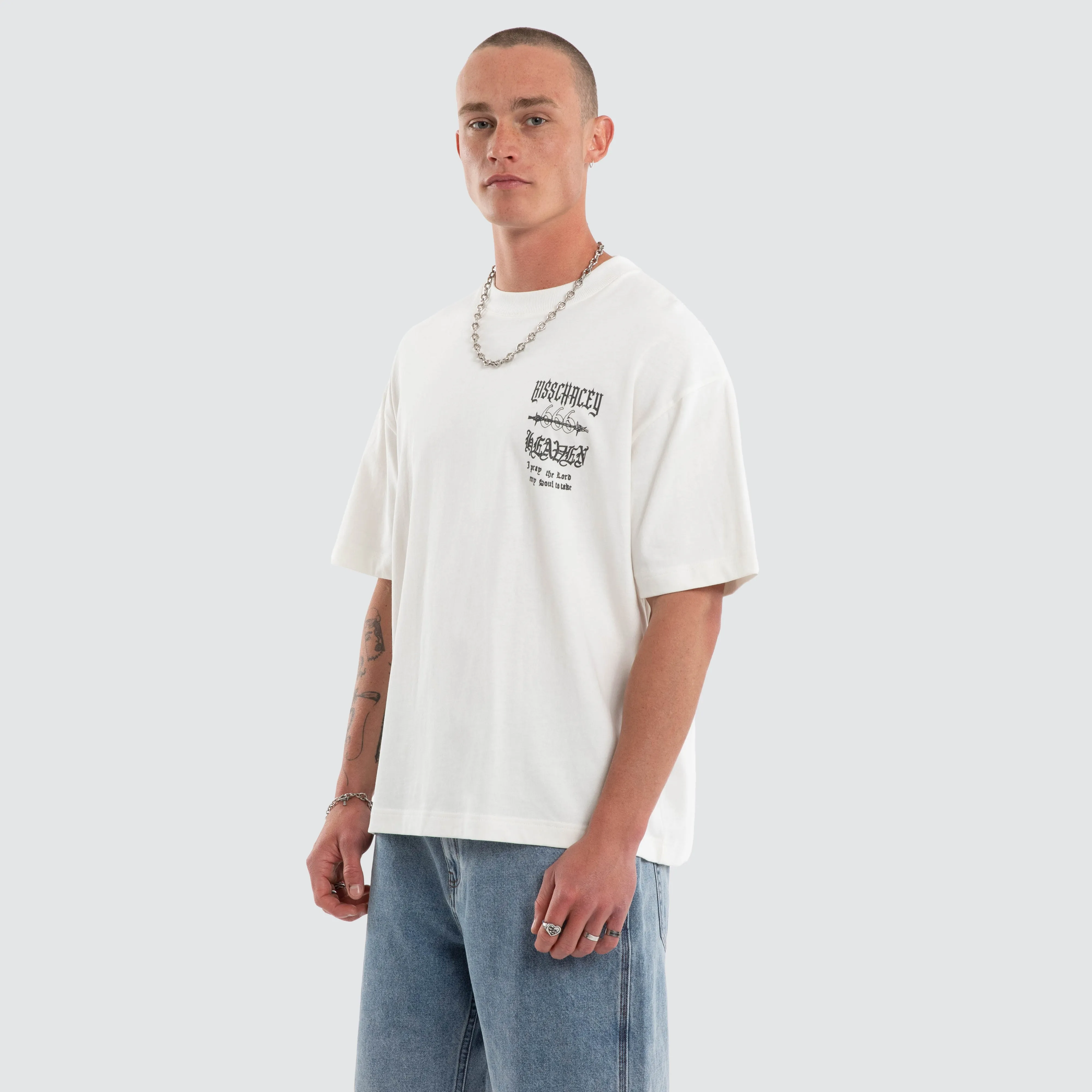Abyss Street Tee Natural White sold by Neverland product image thumbnail 3