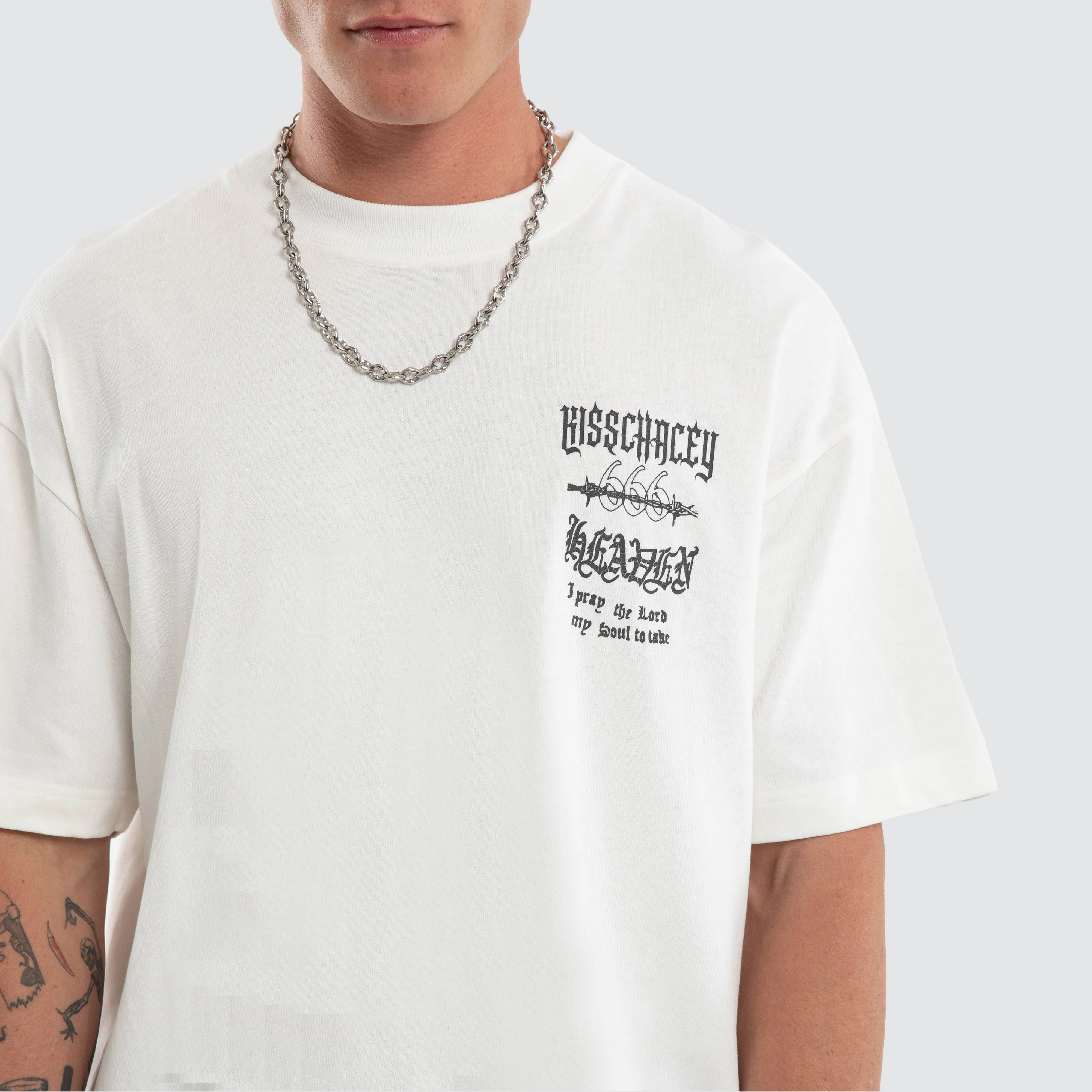 Abyss Street Tee Natural White sold by Neverland product image thumbnail 4