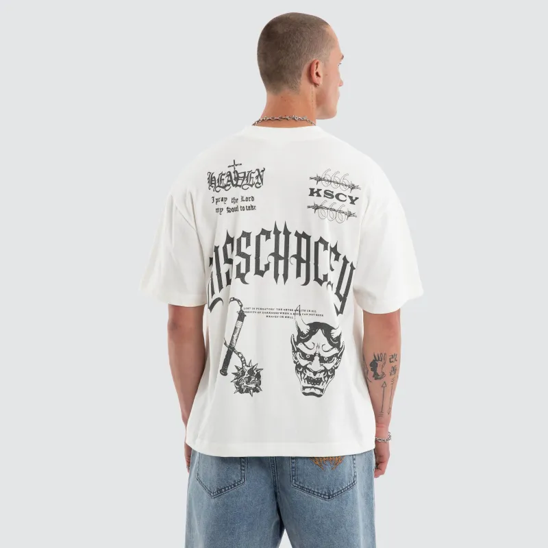 Abyss Street Tee Natural White sold by Neverland