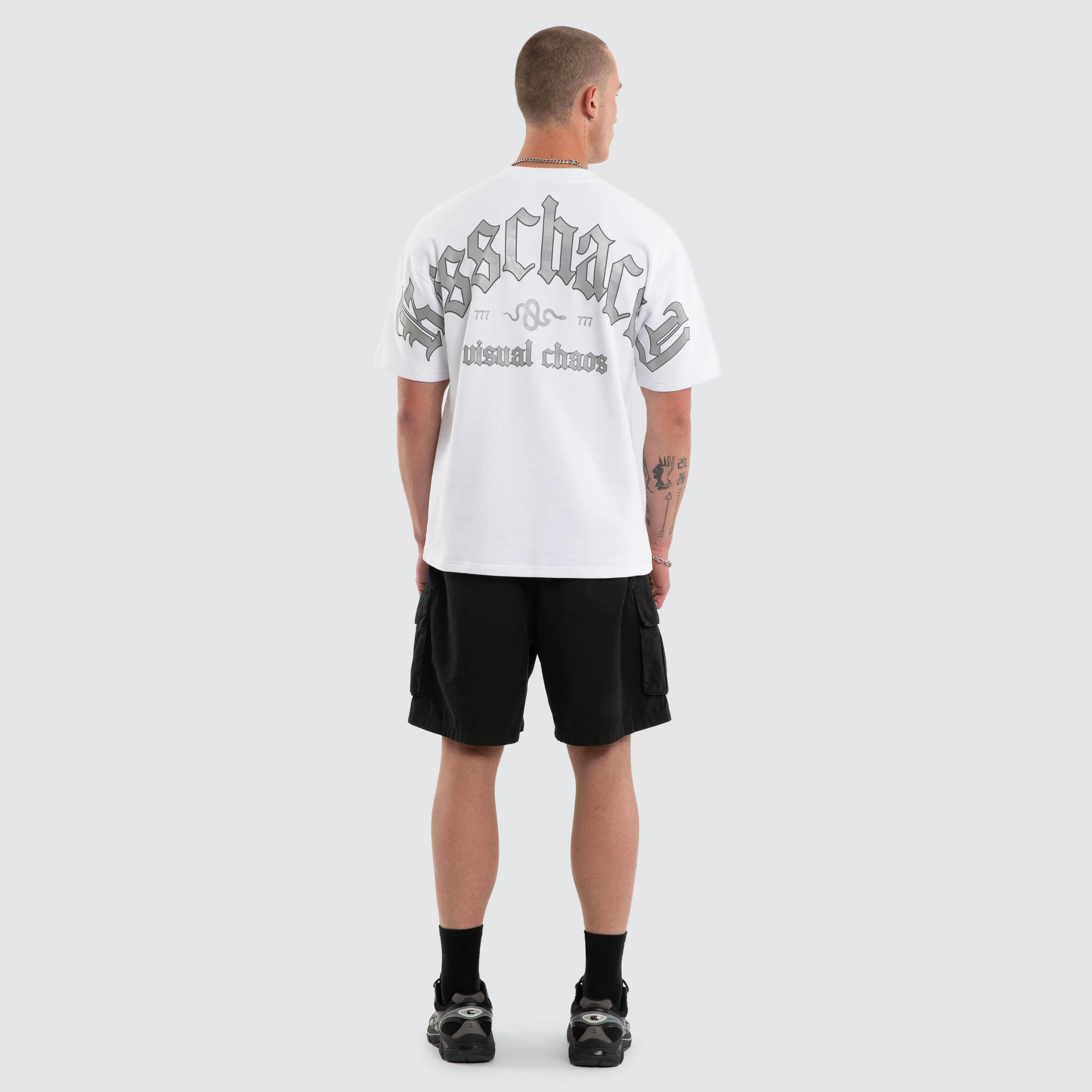 Broken Loopback Street Tee Optical White sold by Neverland product image thumbnail 5