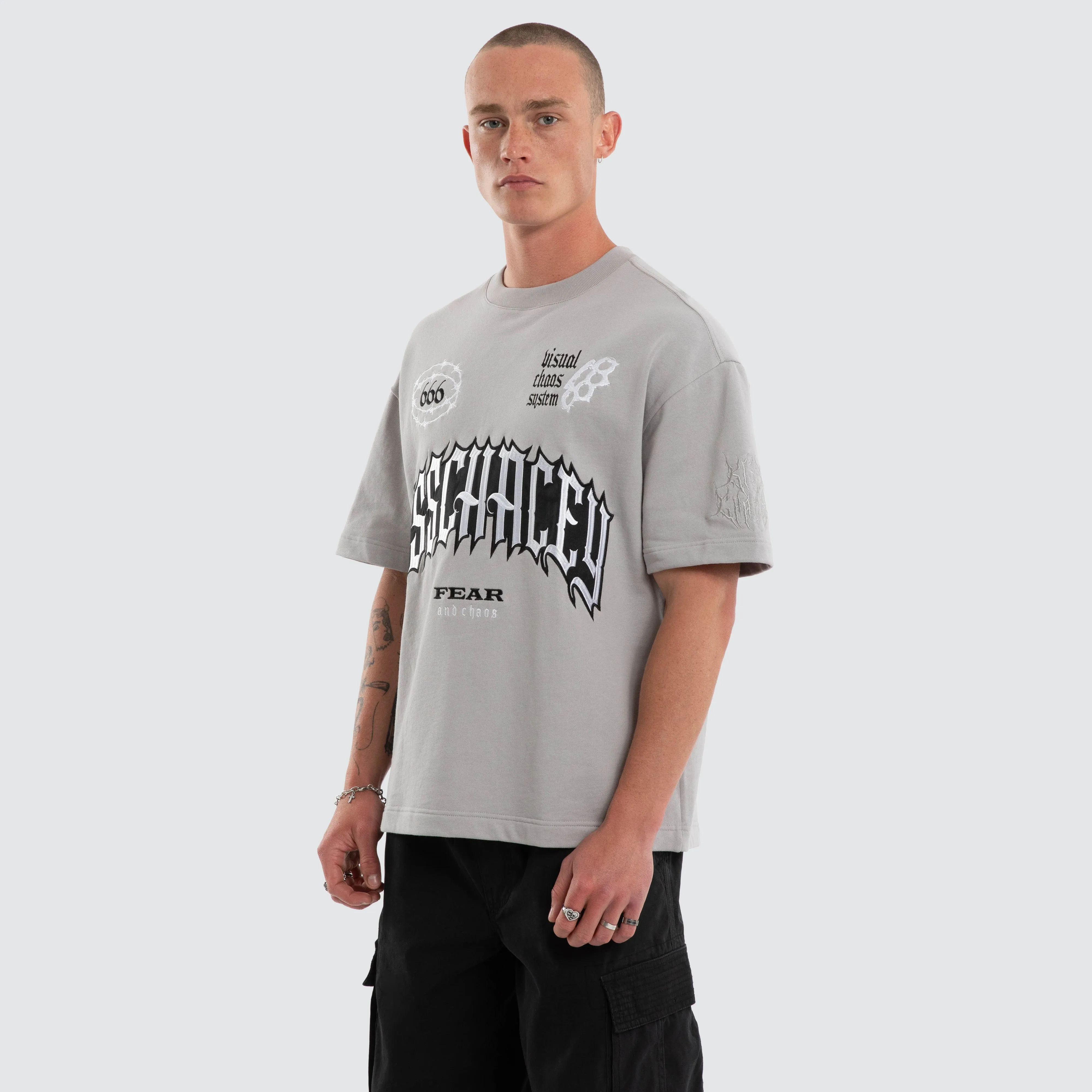 Eternity Loopback Street Tee Silver Sconce sold by Neverland product image thumbnail 5