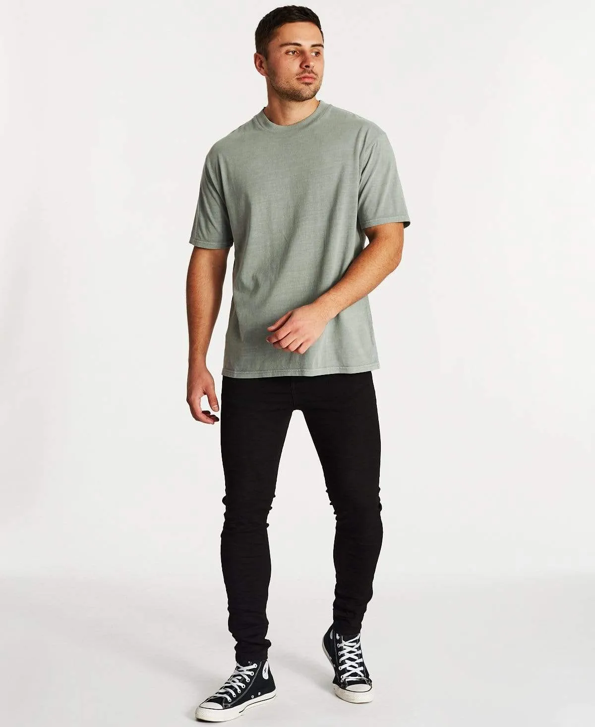 Freedom Box Fit T-Shirt Pigment Grey sold by Neverland product image thumbnail 4