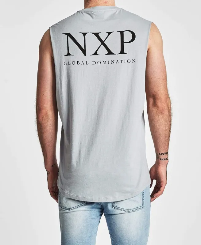 Global Scoop Back Muscle Tee Quarry sold by Neverland