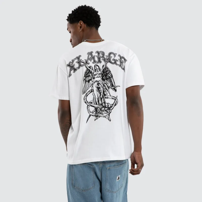 Angel Tee Solid White sold by Neverland