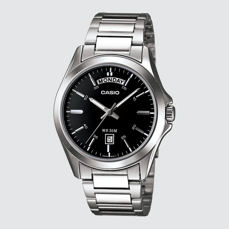 Analog Dial Watch Silver/Black sold by Neverland