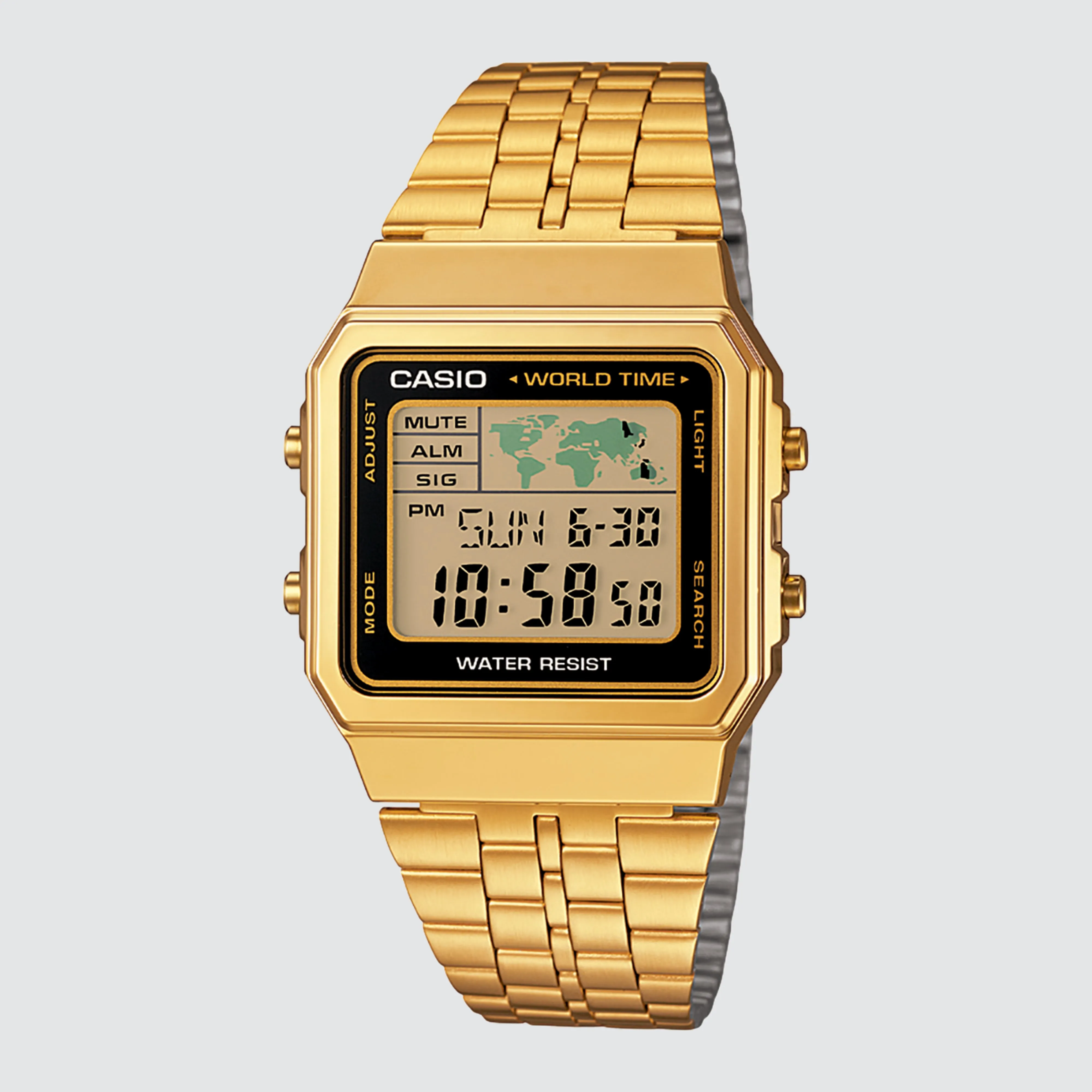 Gold Gents Digital Watch Gold sold by Neverland