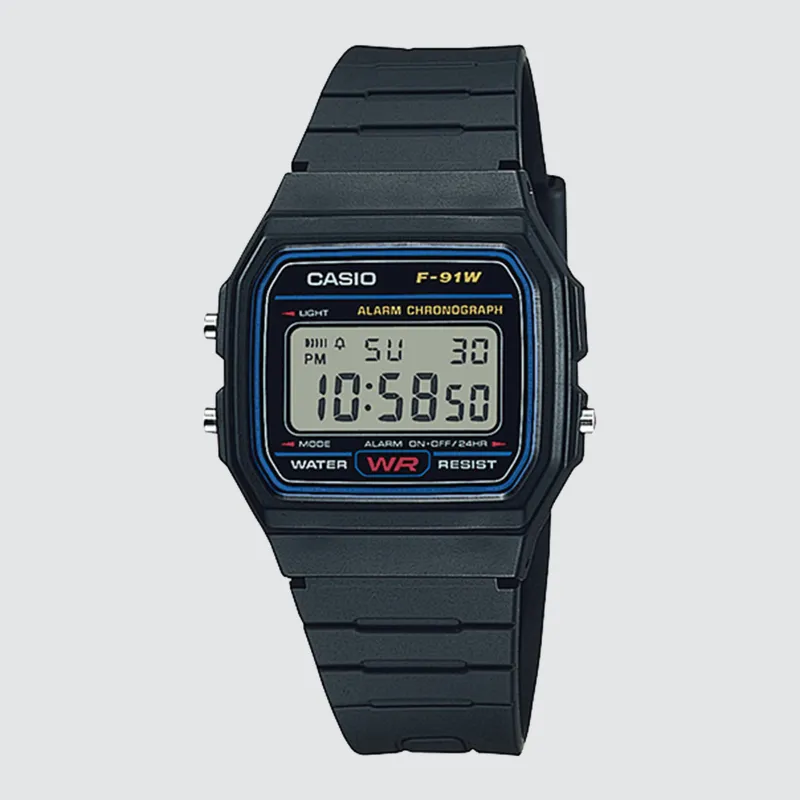 Retro Digital Watch Black made by Casio