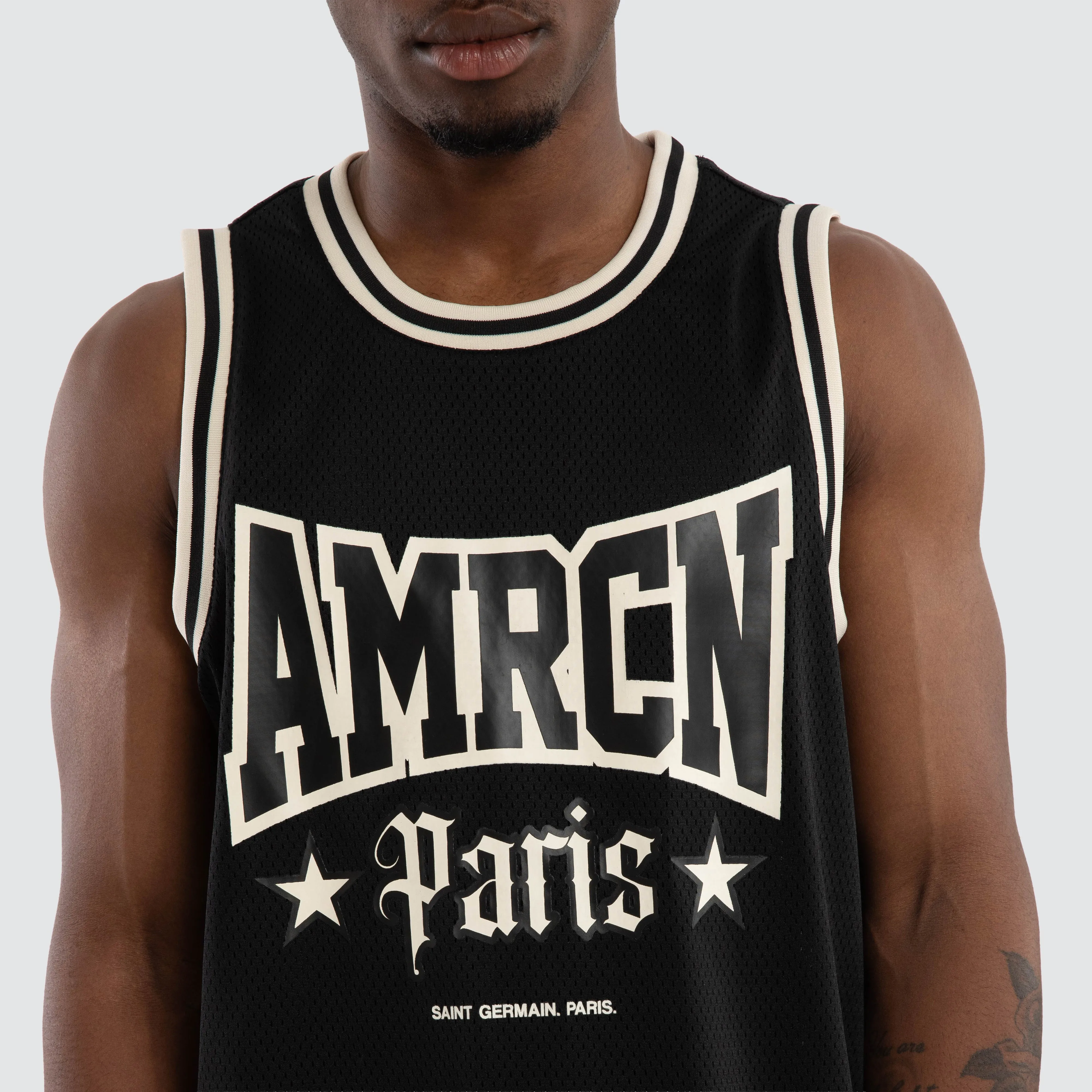 Push Up Basketball Jersey Jet Black sold by Neverland product image thumbnail 4