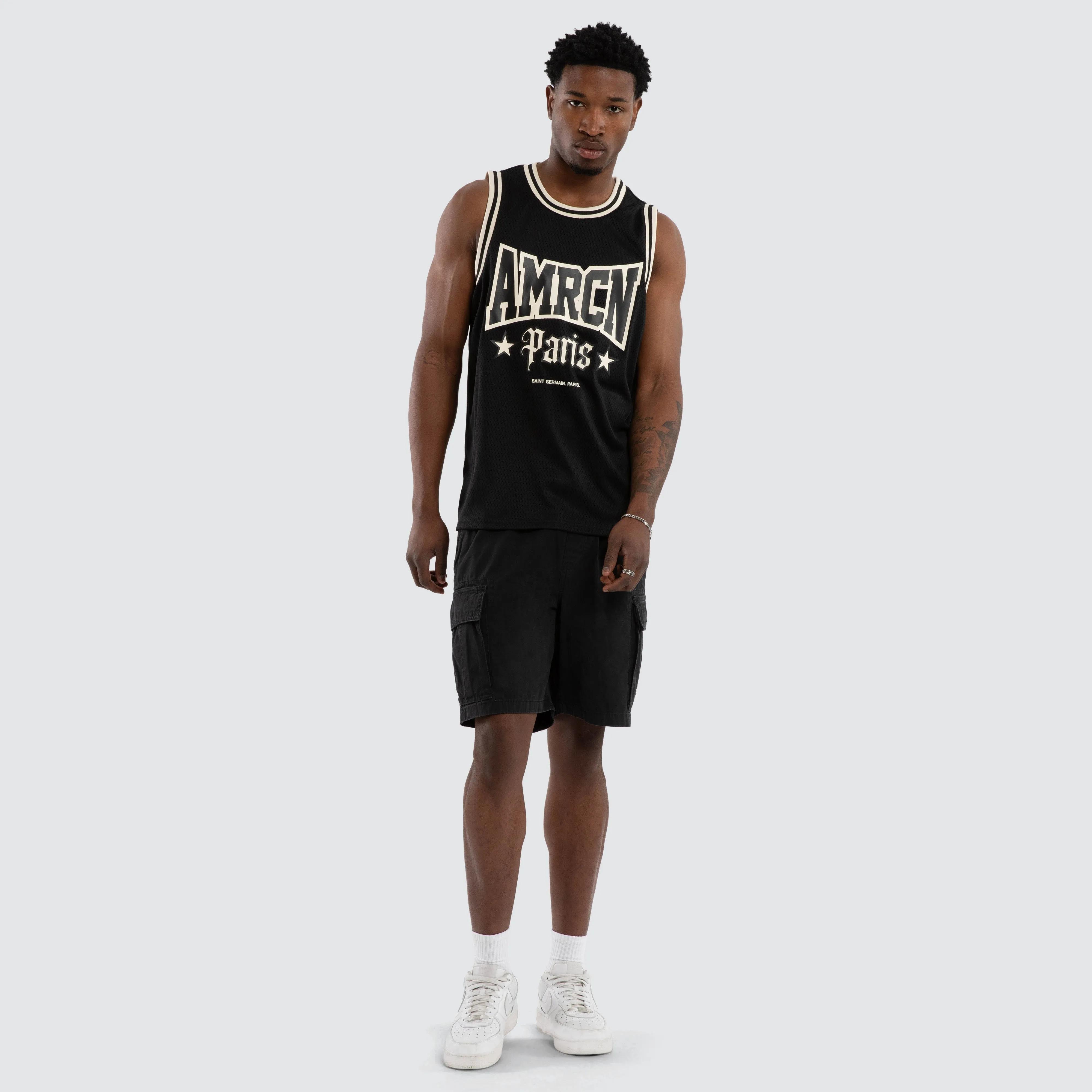 Push Up Basketball Jersey Jet Black sold by Neverland product image thumbnail 3