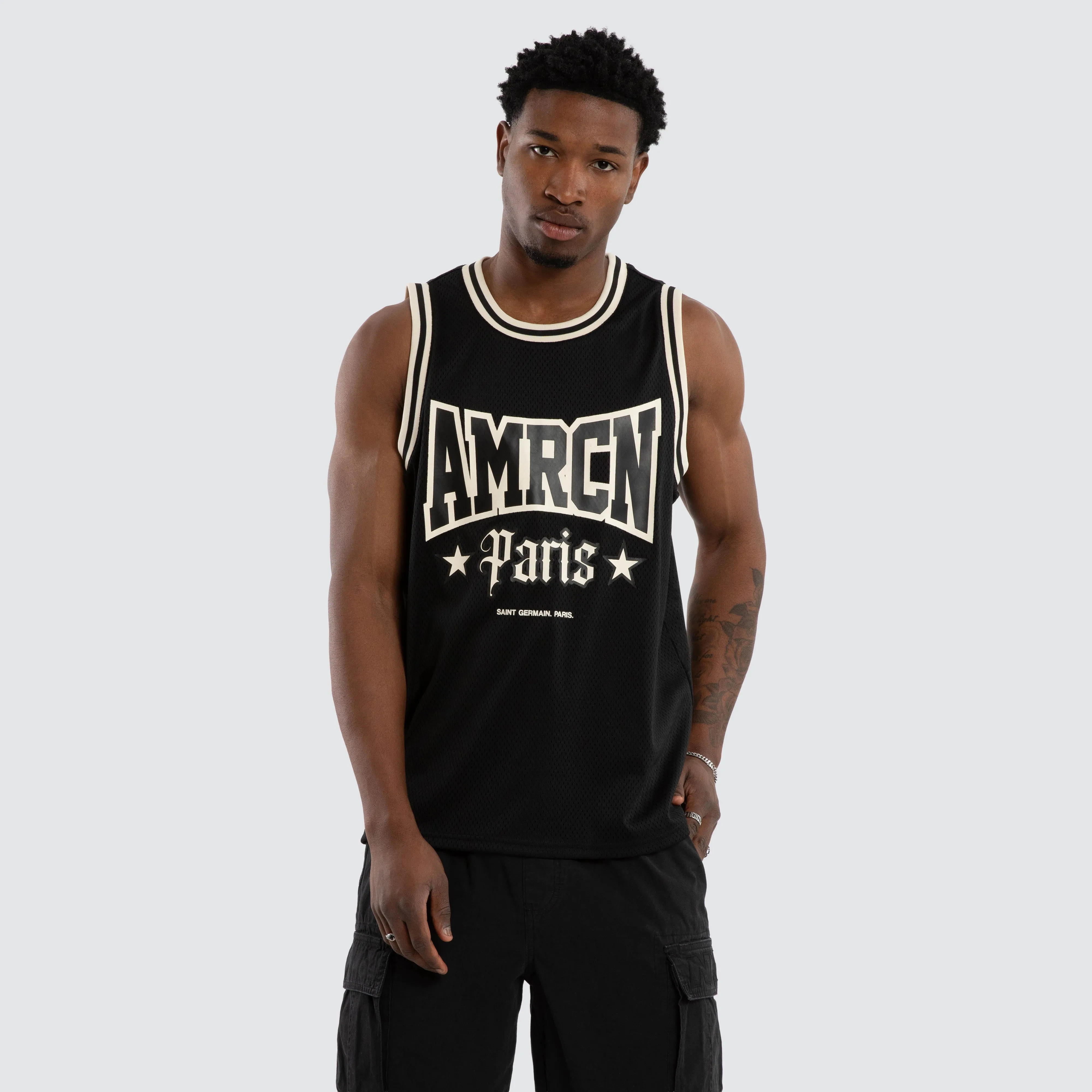 Push Up Basketball Jersey Jet Black sold by Neverland