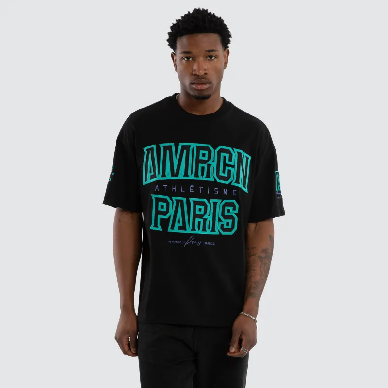 Athletics Heavy Tee Jet Black sold by Neverland