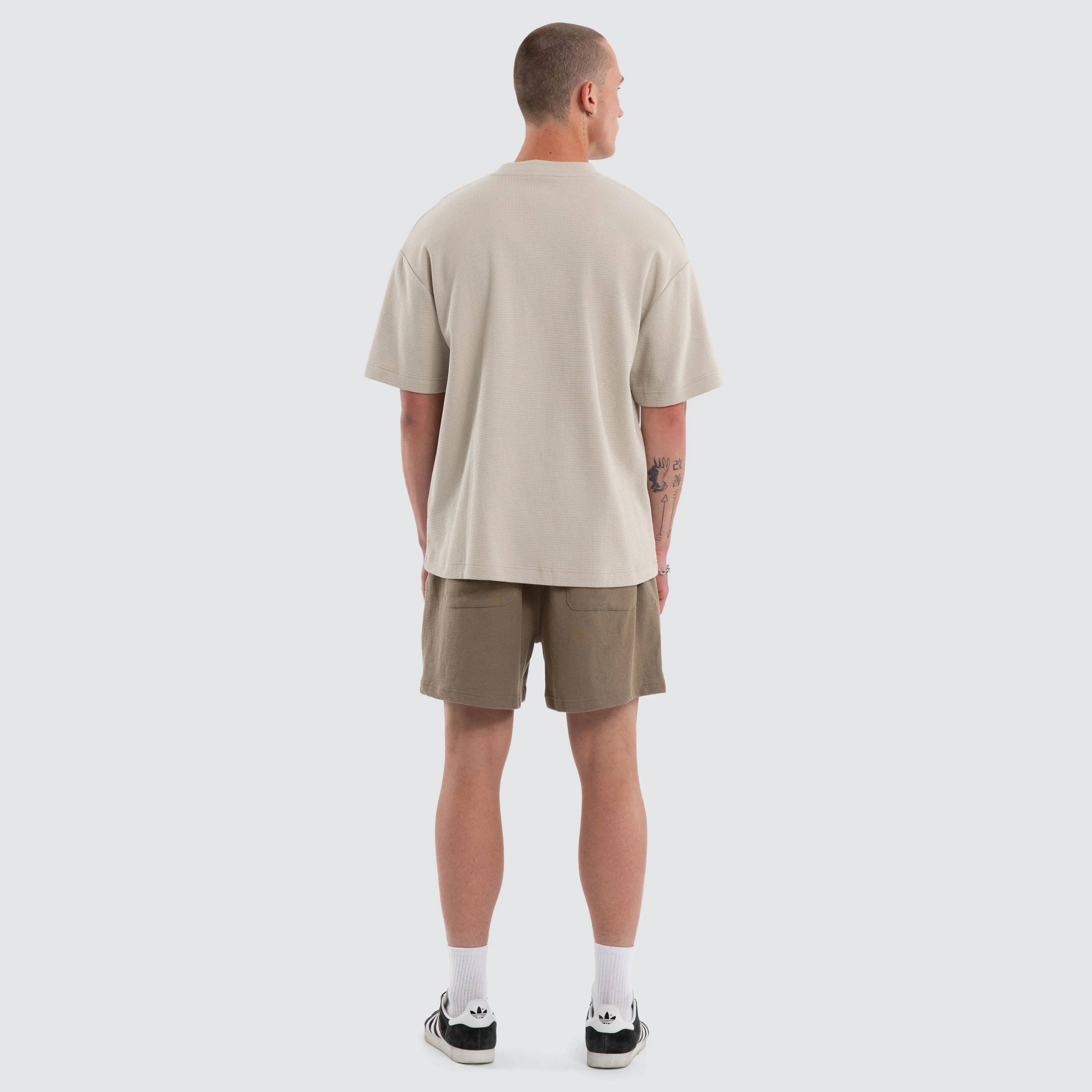 Micro Waffle Street Tee Dove sold by Neverland product image thumbnail 2