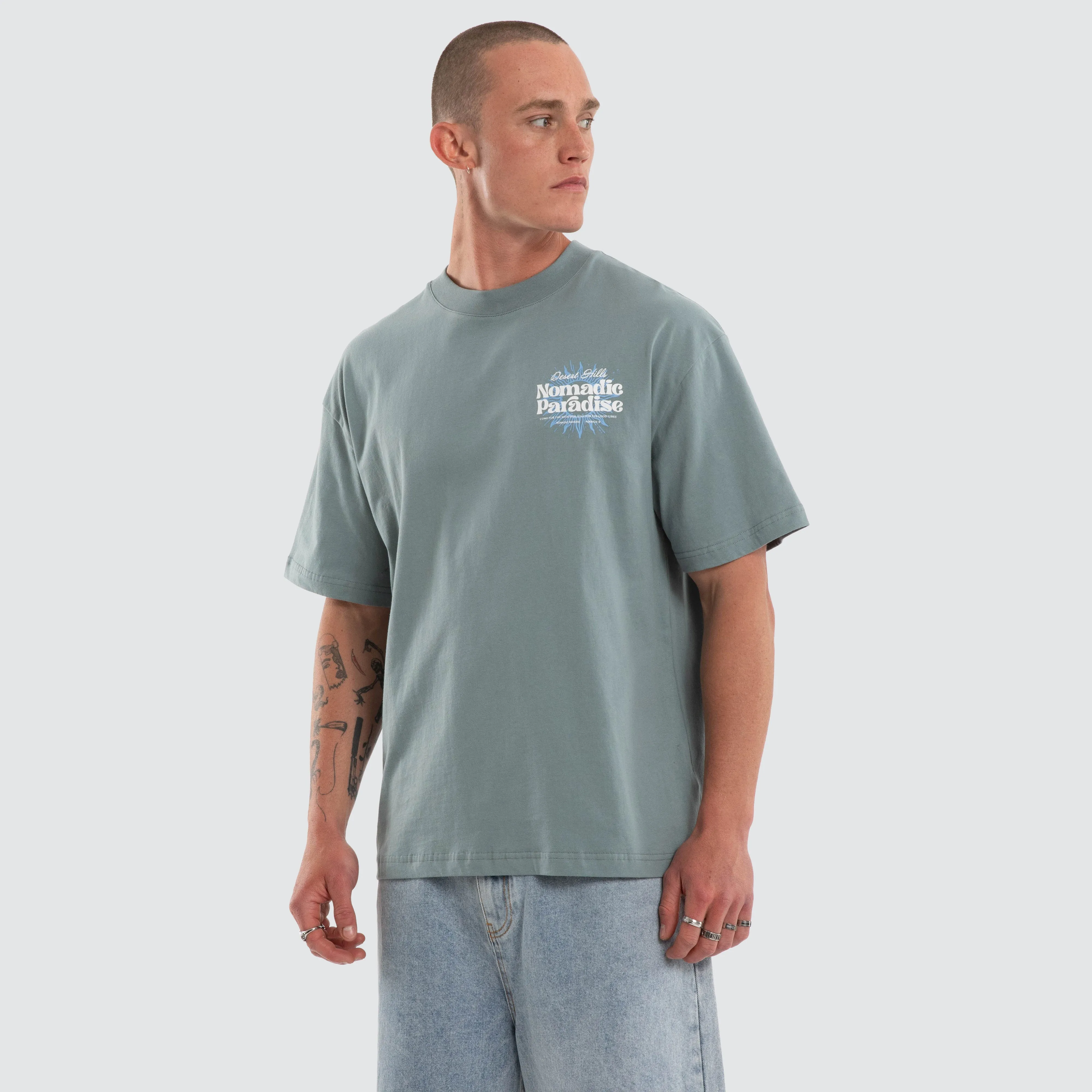 Desert Street Tee Stormy Sea sold by Neverland product image thumbnail 5