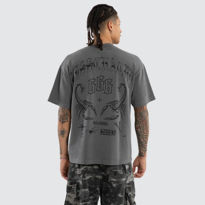 Thrive Street Tee Pigment Charcoal sold by Neverland