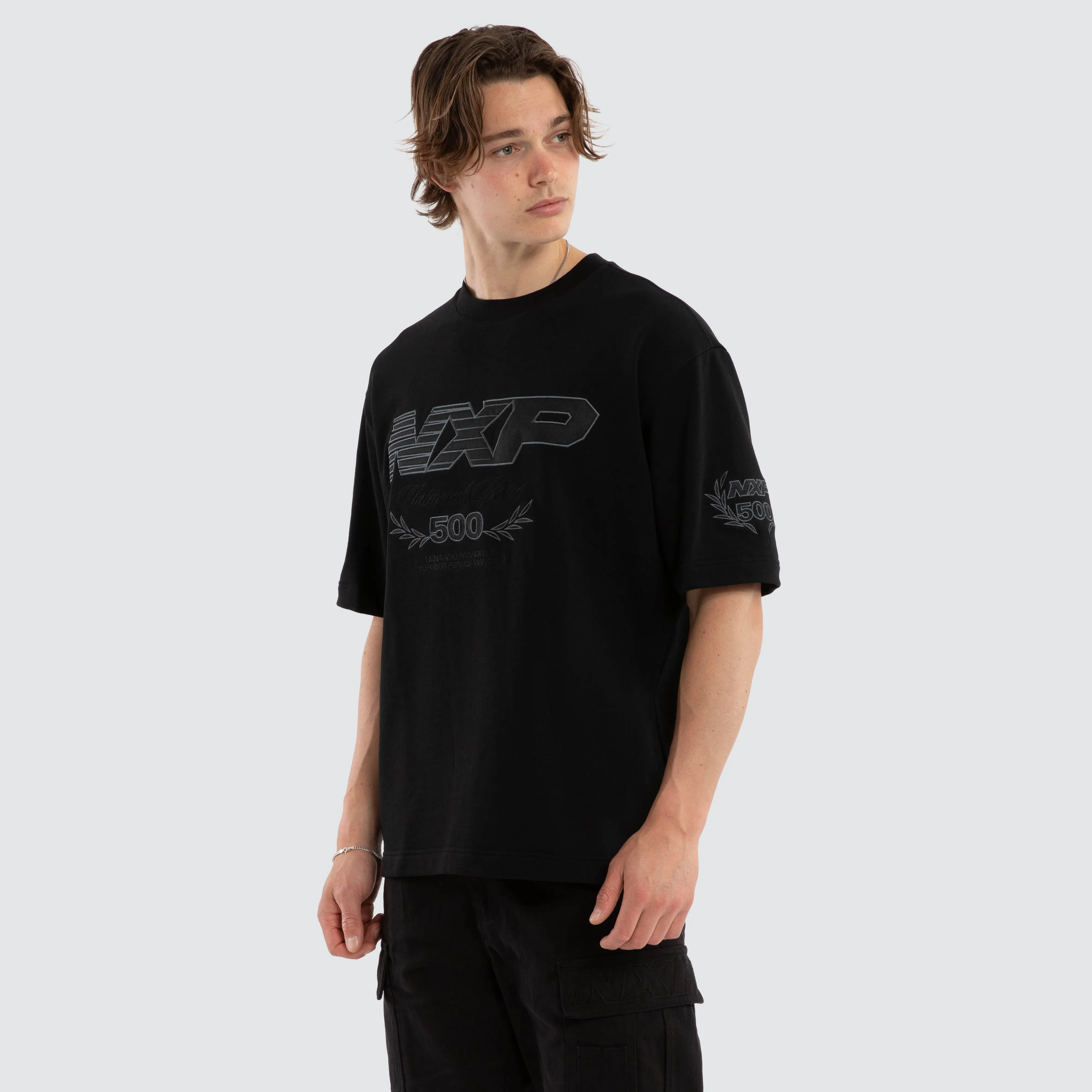 Bounty Loopback Oversized Tee Jet Black sold by Neverland product image thumbnail 4