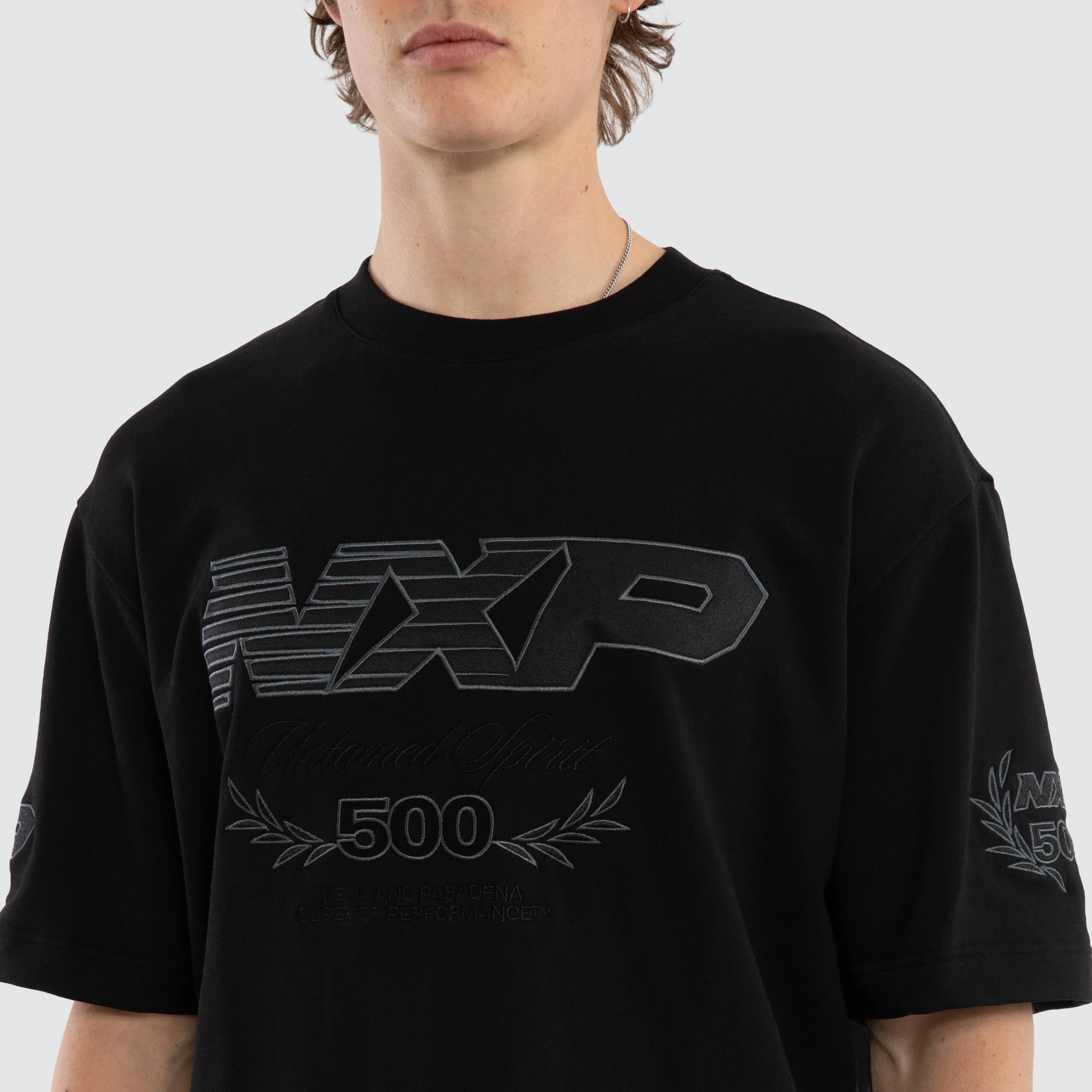 Bounty Loopback Oversized Tee Jet Black sold by Neverland product image thumbnail 5