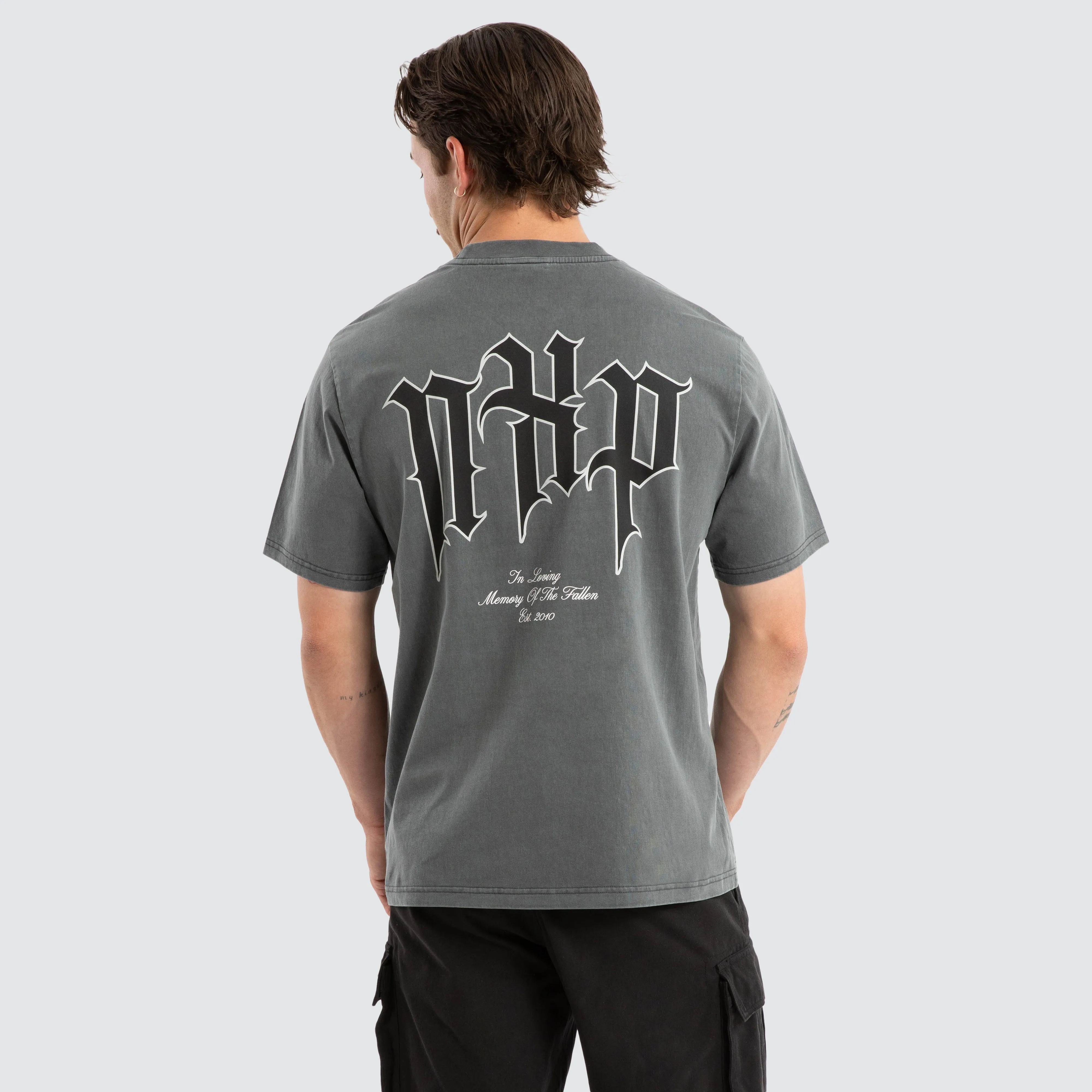 Prevail Classic Tee Pigment Charcoal sold by Neverland