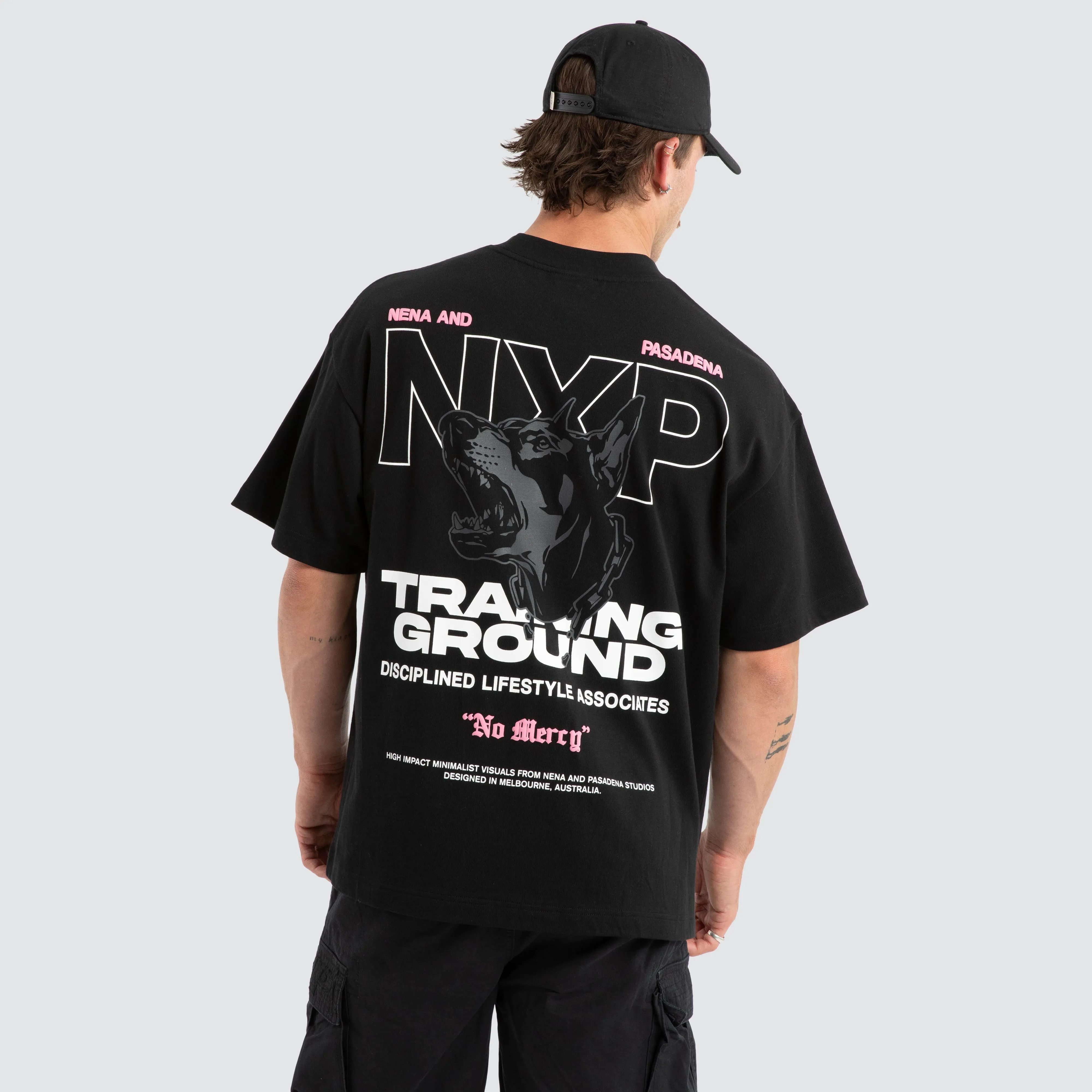 Conrad Raptor Tee Jet Black sold by Neverland