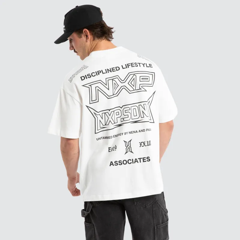 Grand Raptor Tee Natural White sold by Neverland