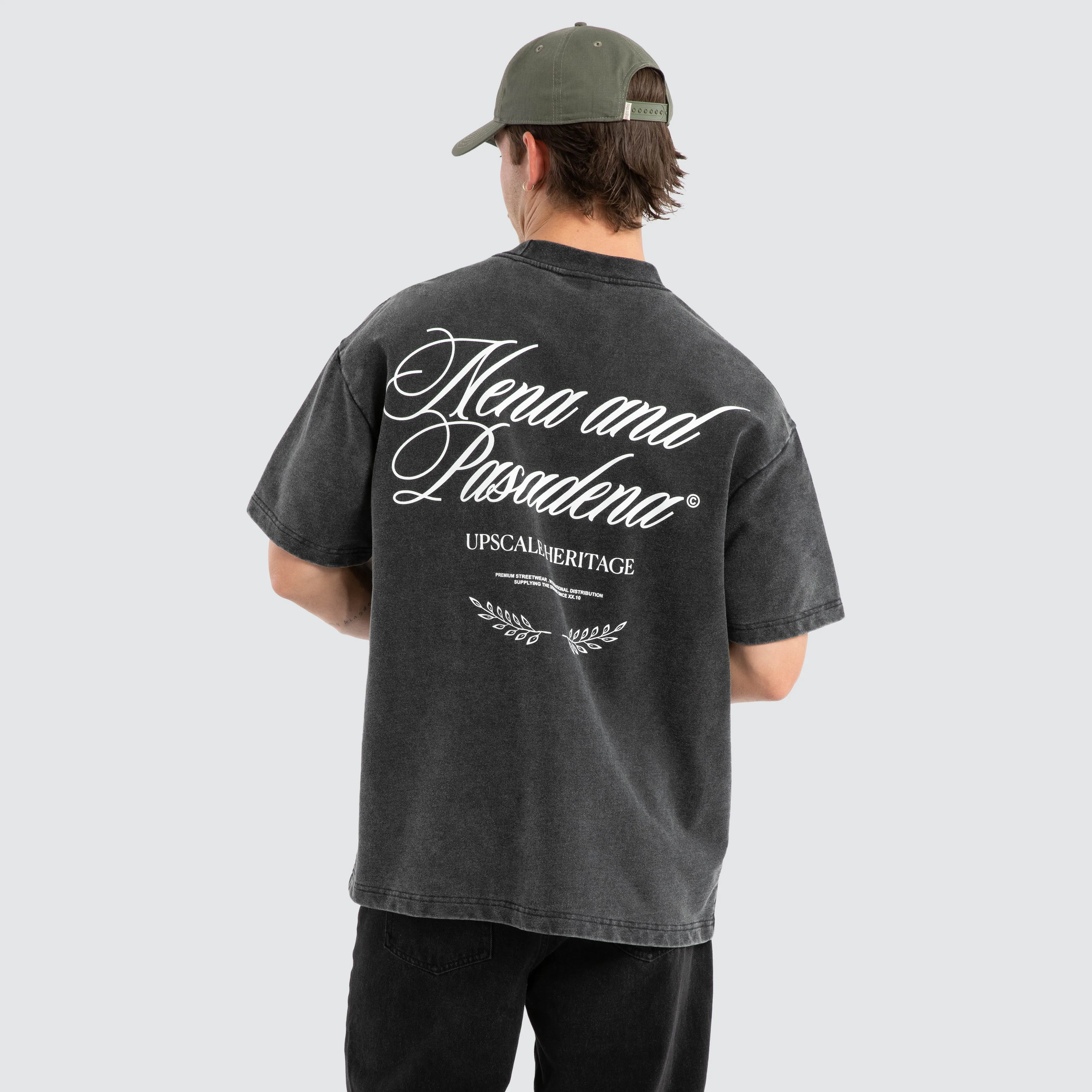Heritage Loopback Raptor Tee Mineral Black sold by Neverland