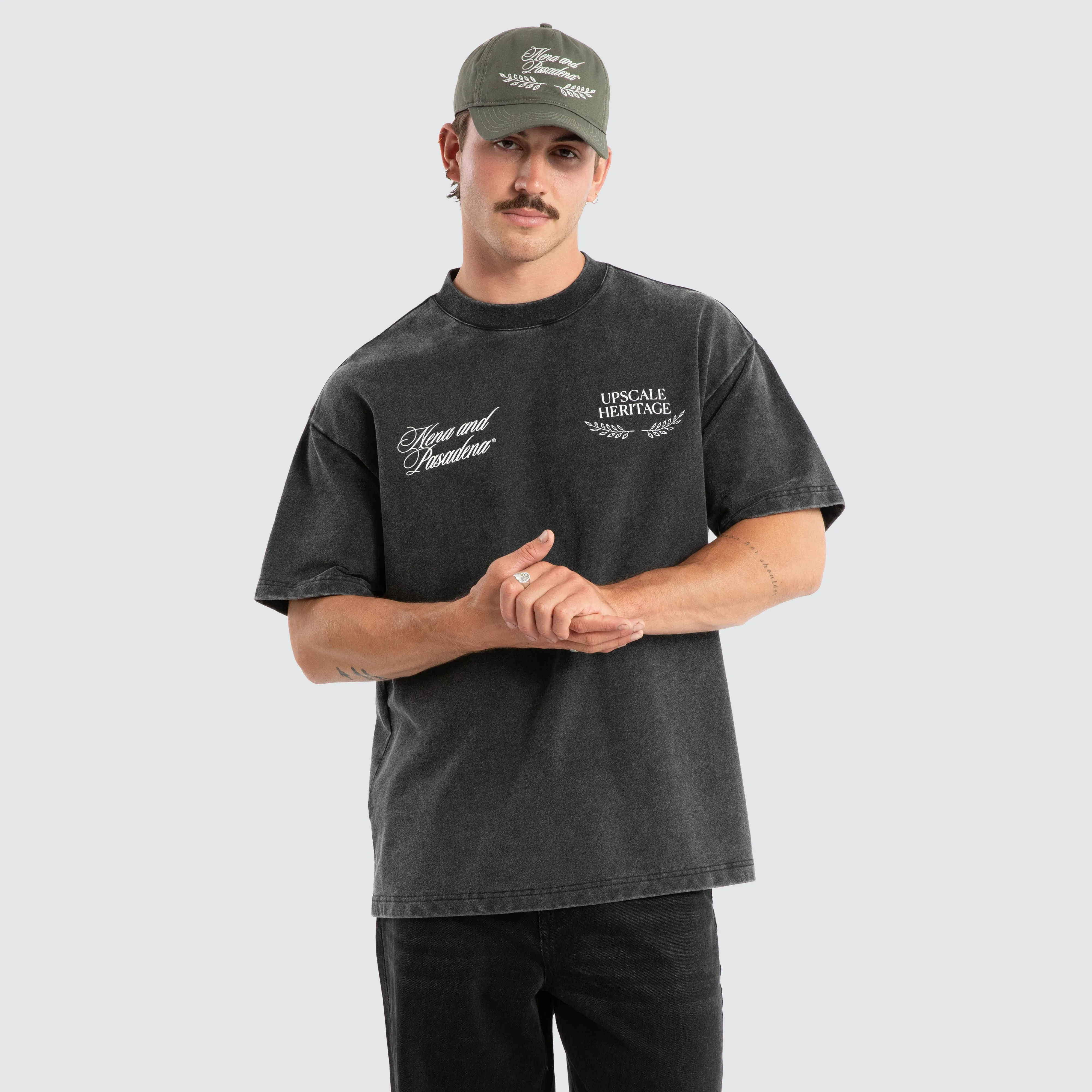 Heritage Loopback Raptor Tee Mineral Black sold by Neverland product image thumbnail 3