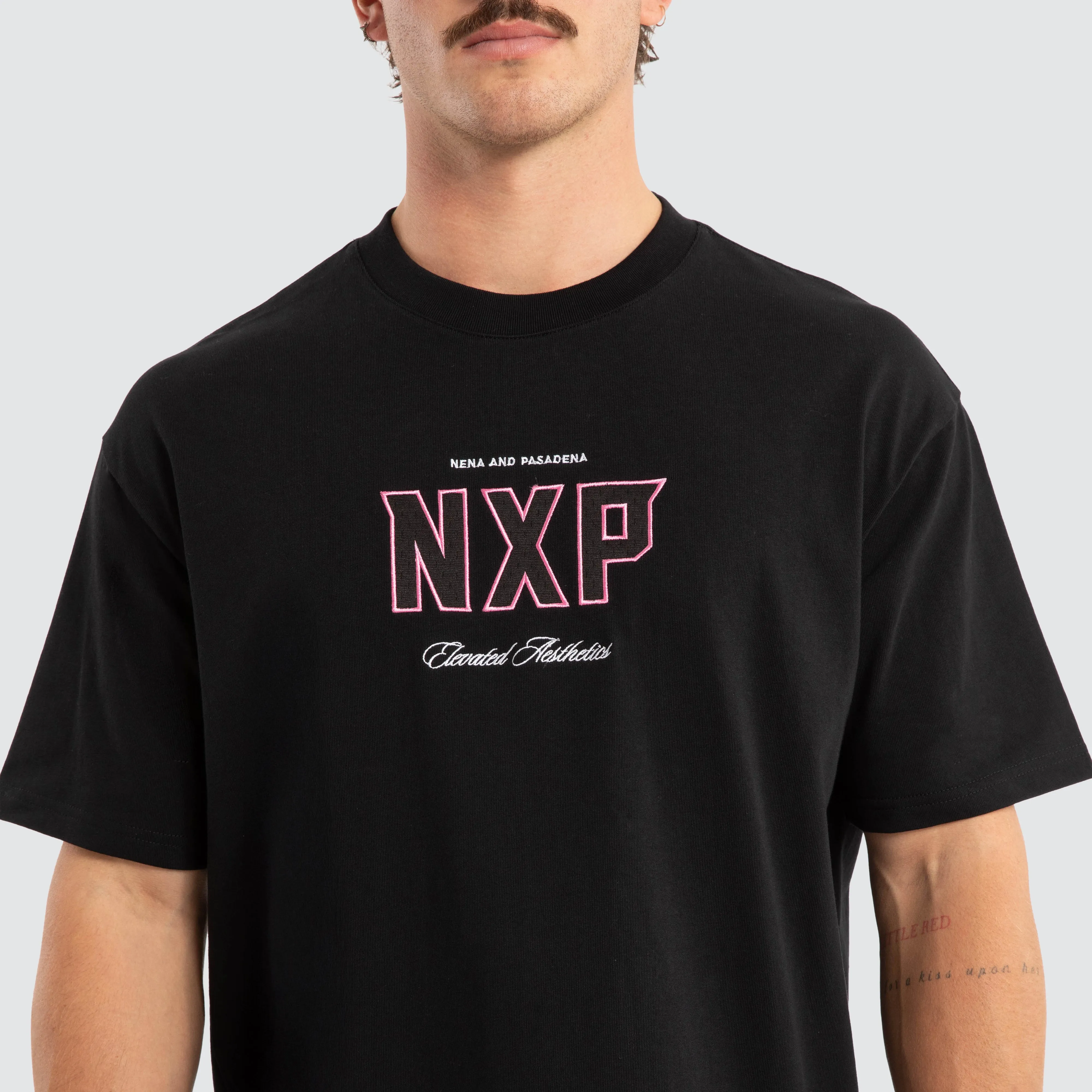 Vesture Box Fit Tee Jet Black sold by Neverland product image thumbnail 3