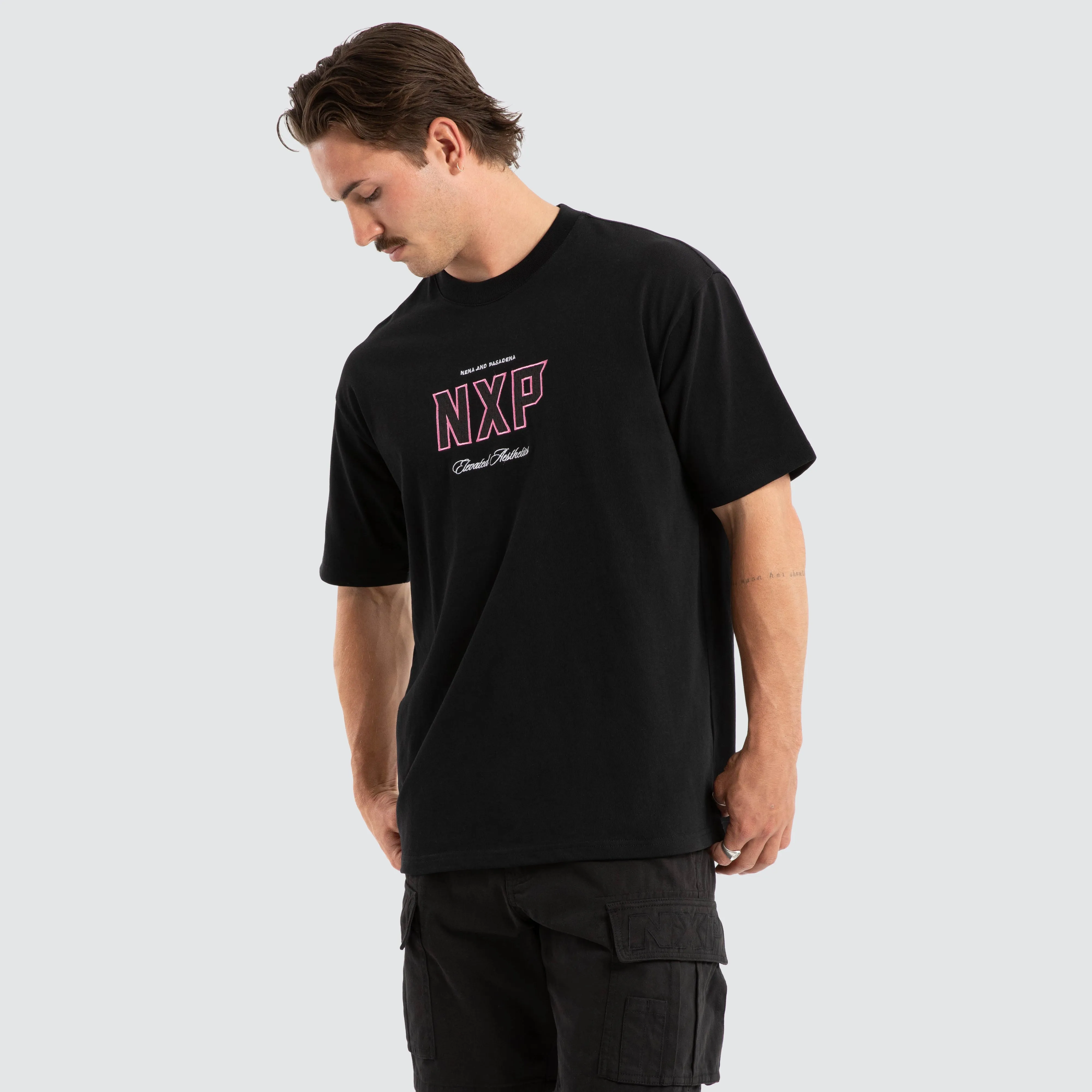 Vesture Box Fit Tee Jet Black sold by Neverland product image thumbnail 5