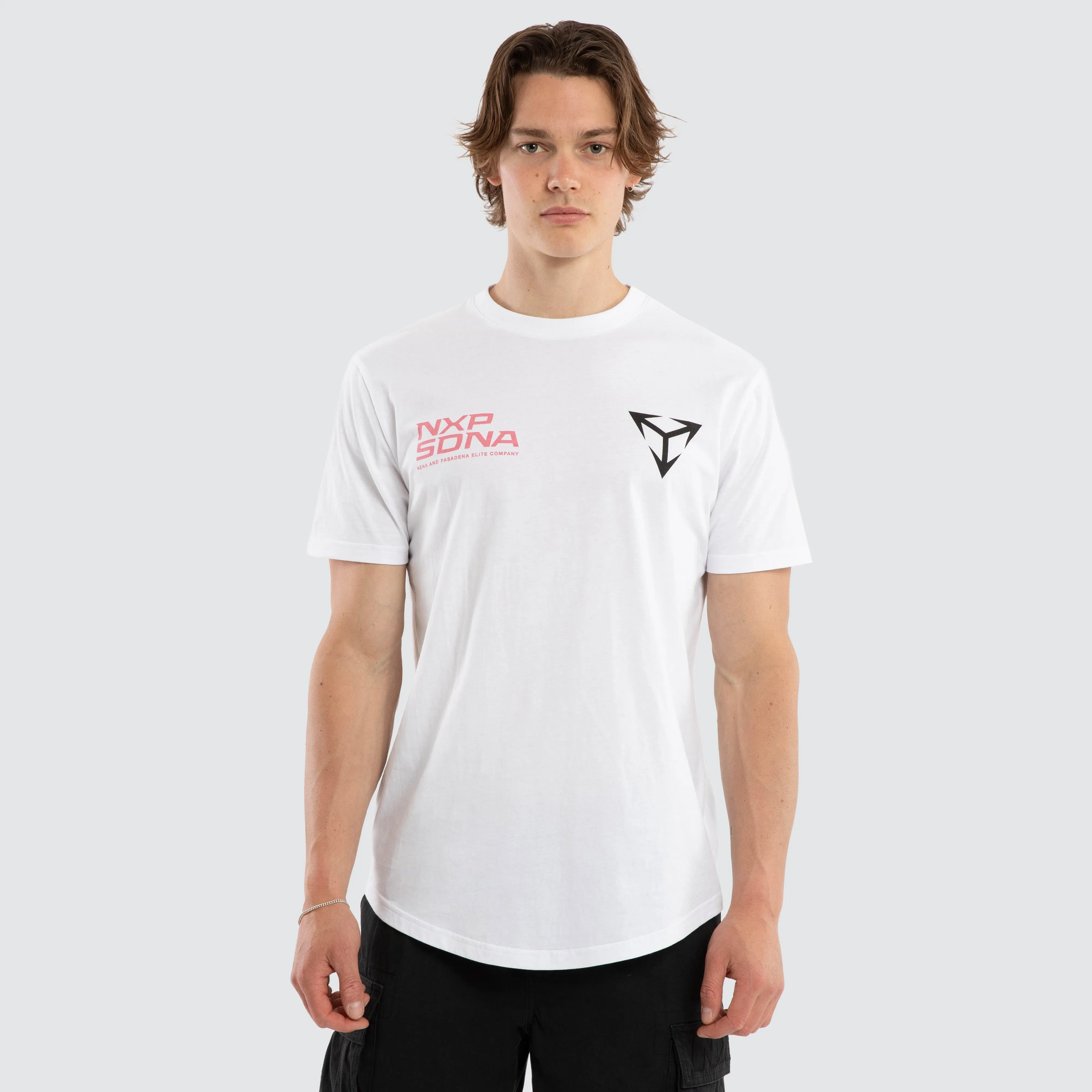 Finest Dual Curved Tee White sold by Neverland product image thumbnail 3