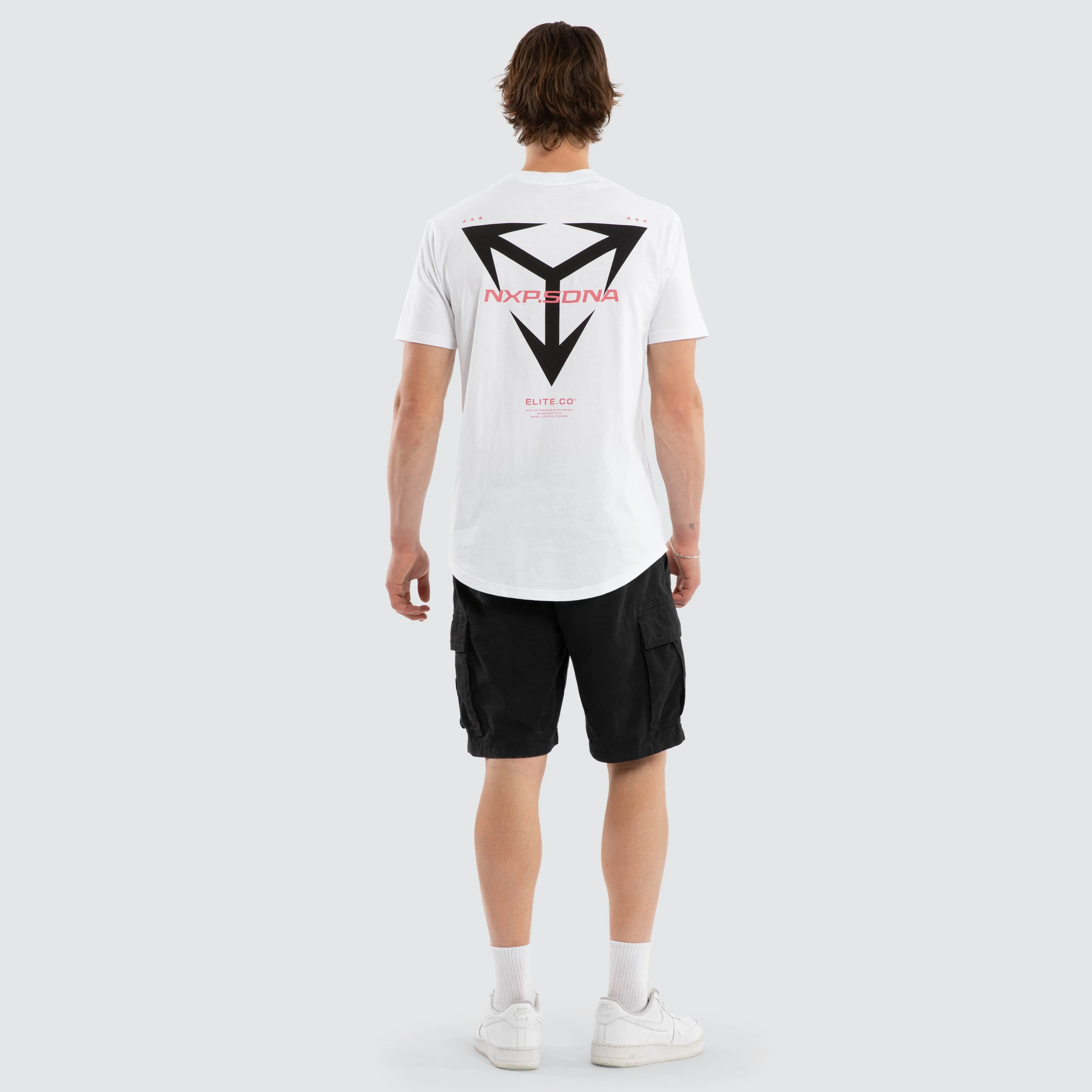 Finest Dual Curved Tee White sold by Neverland product image thumbnail 4