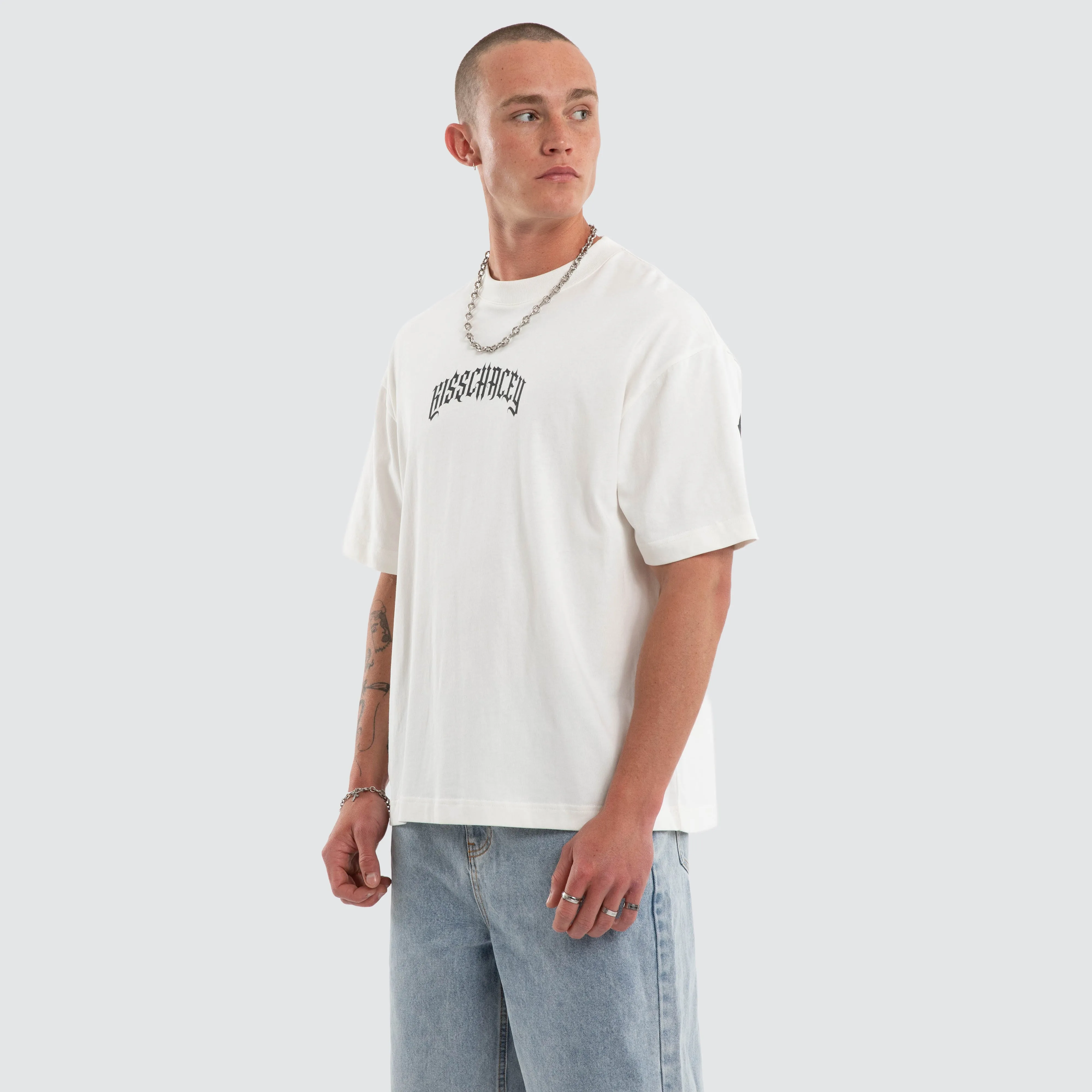 Seek Heaven Street Tee Natural White sold by Neverland product image thumbnail 3