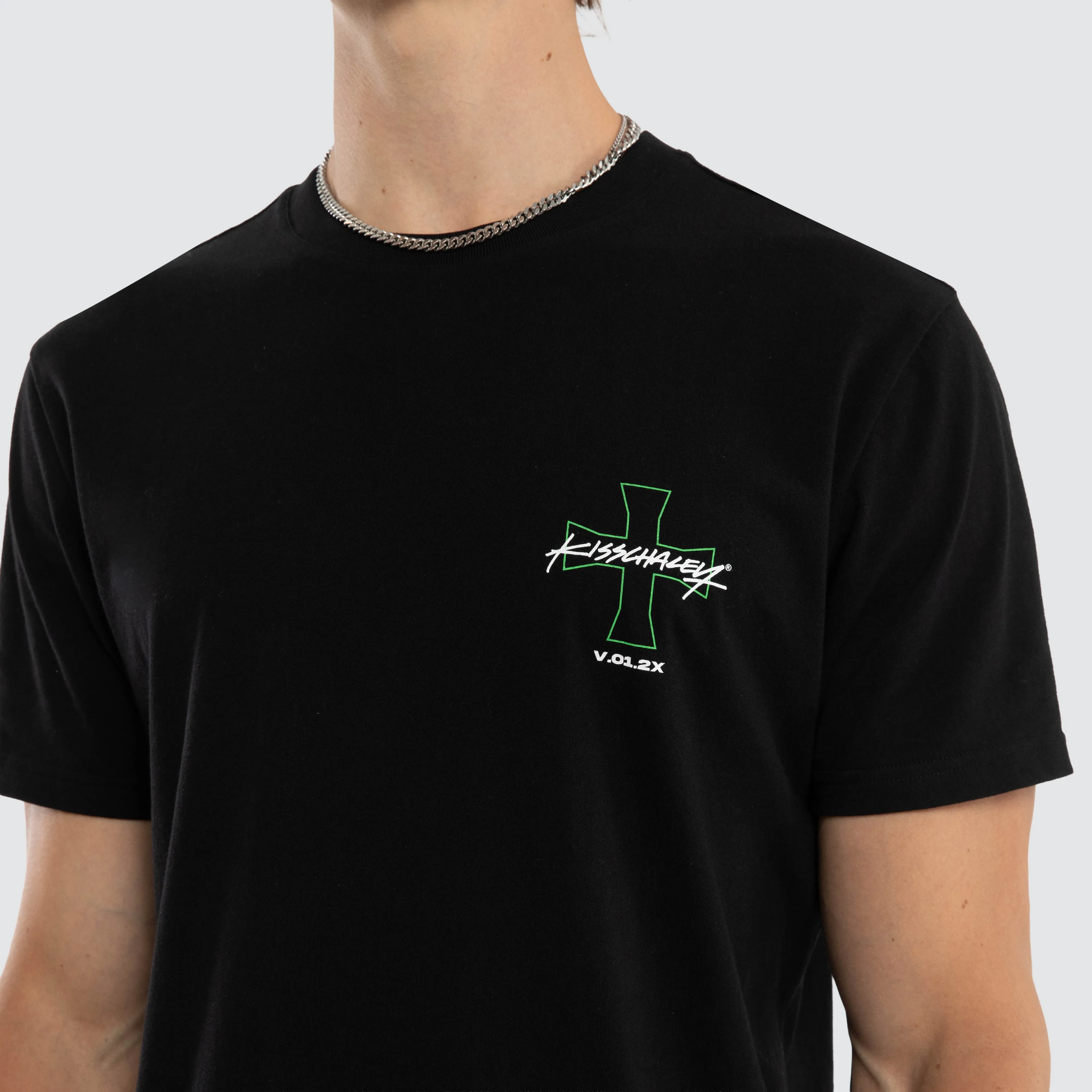 Crossover Dual Curved Tee Jet Black sold by Neverland product image thumbnail 4